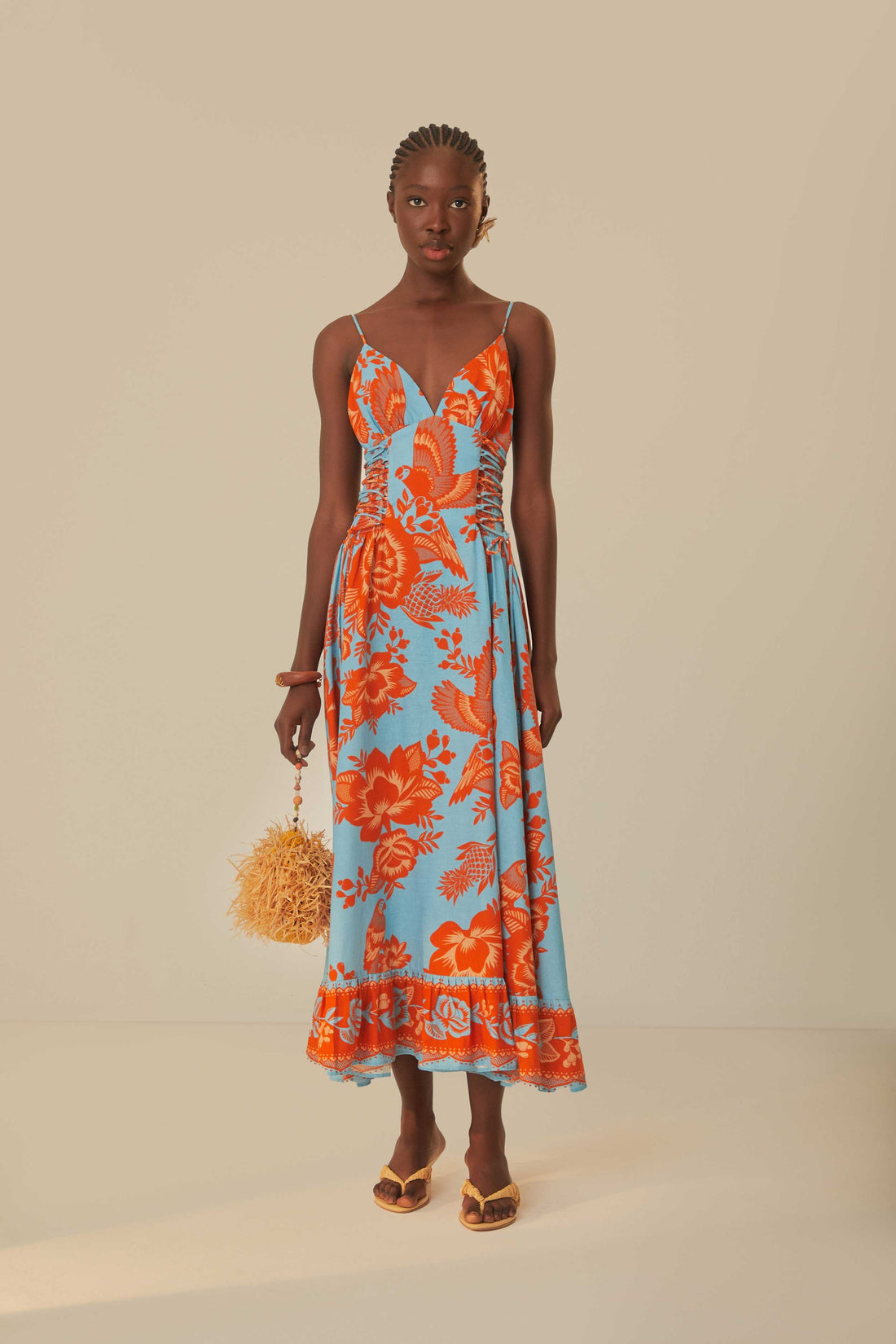 Lace Garden Midi Dress