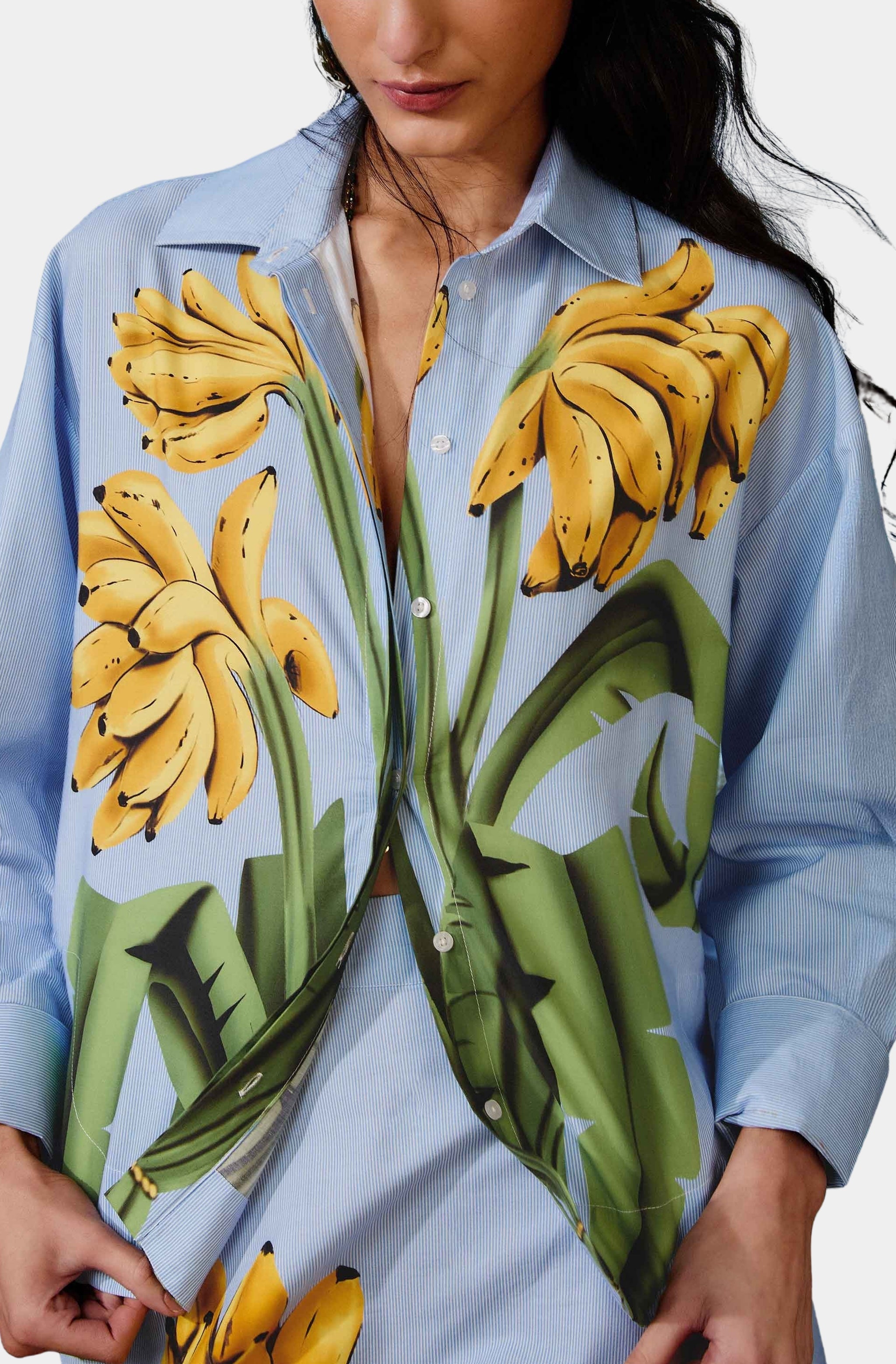Banana Cocina Striped Shirt