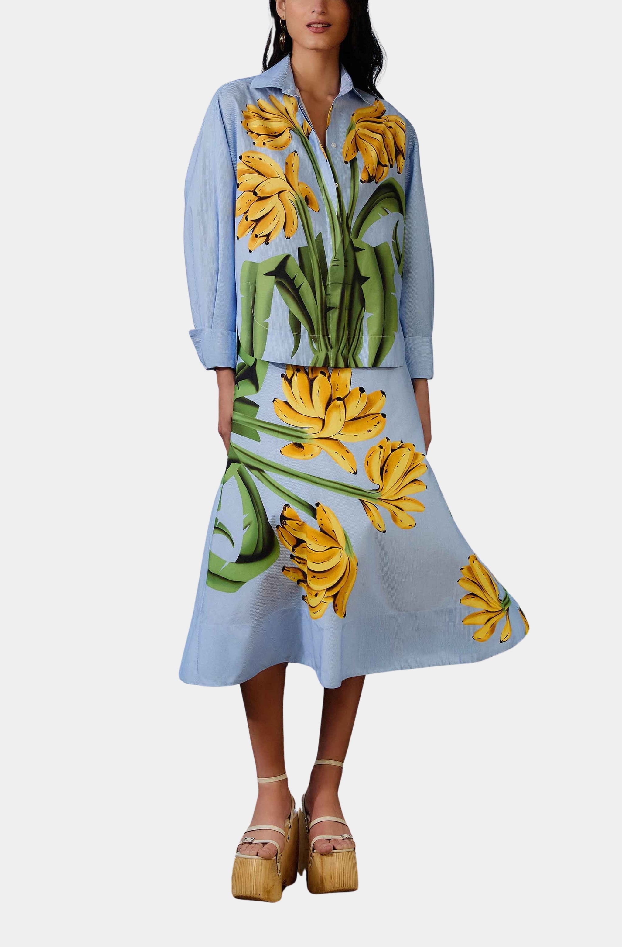 Banana Cocina Striped Shirt