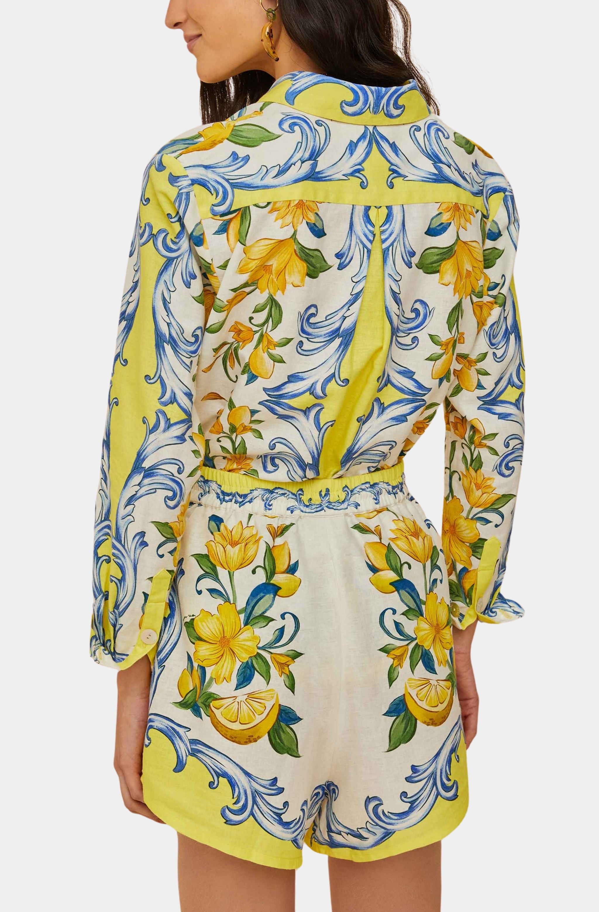Sicily Scarf Off-White Shorts