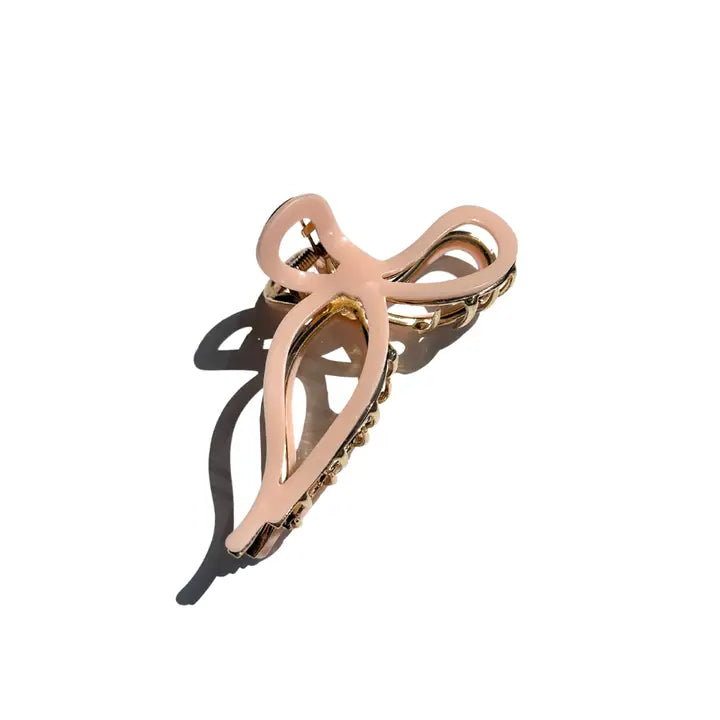 Ballet Bow Acetate Claw Clip