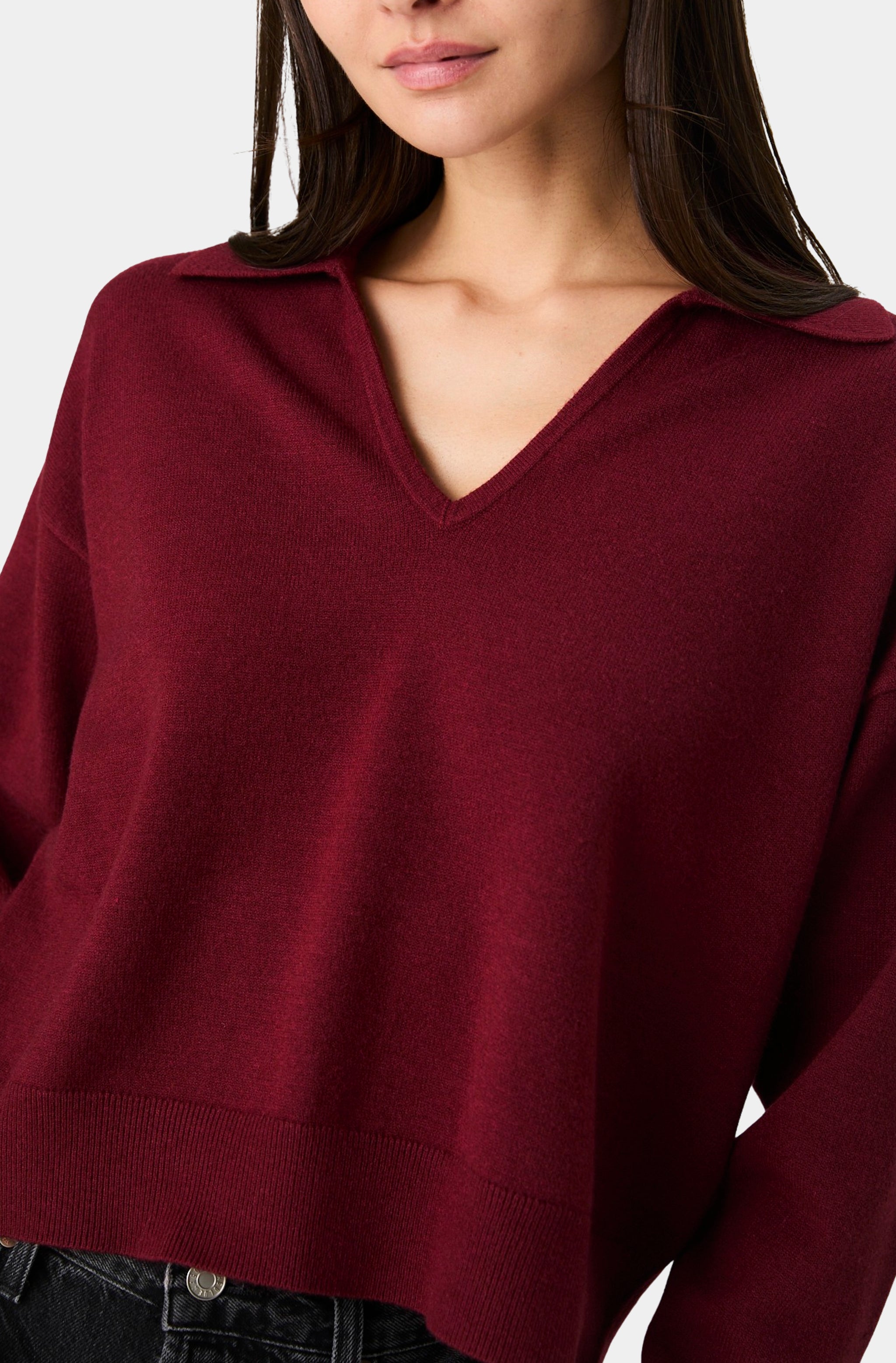 Sloane Knit Collared Pullover