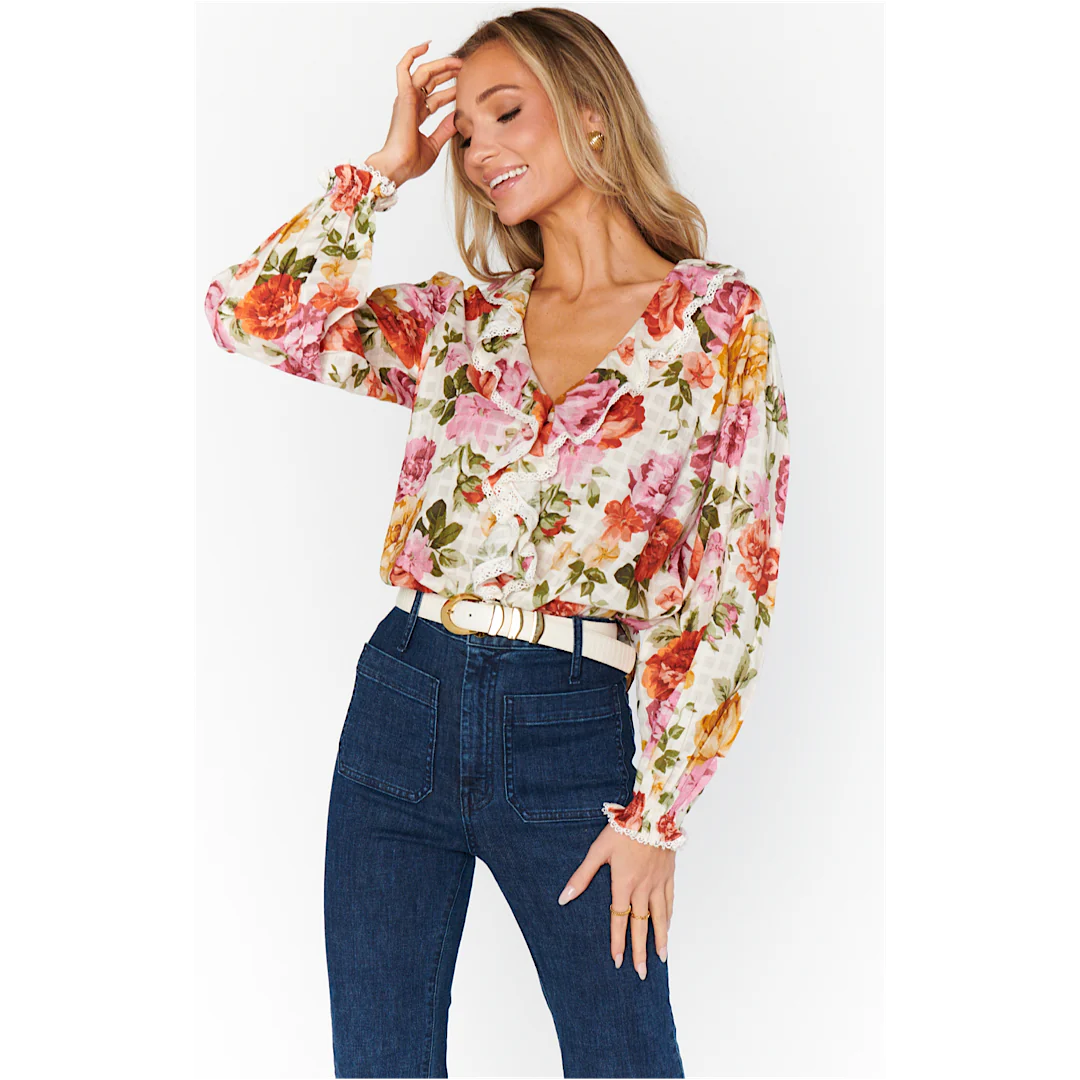 Lydia Ruffle Top
