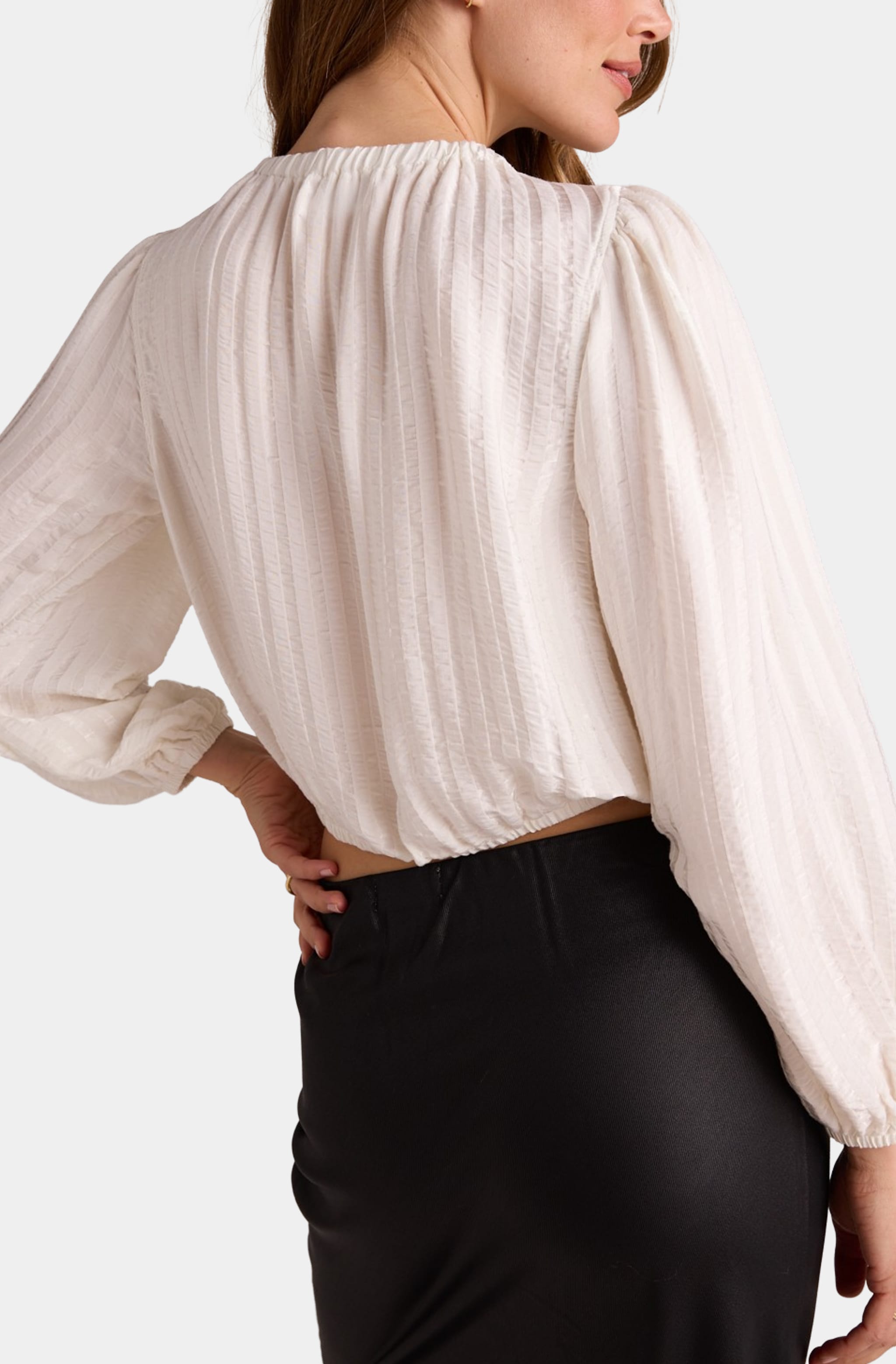 Elastic Shirred Top