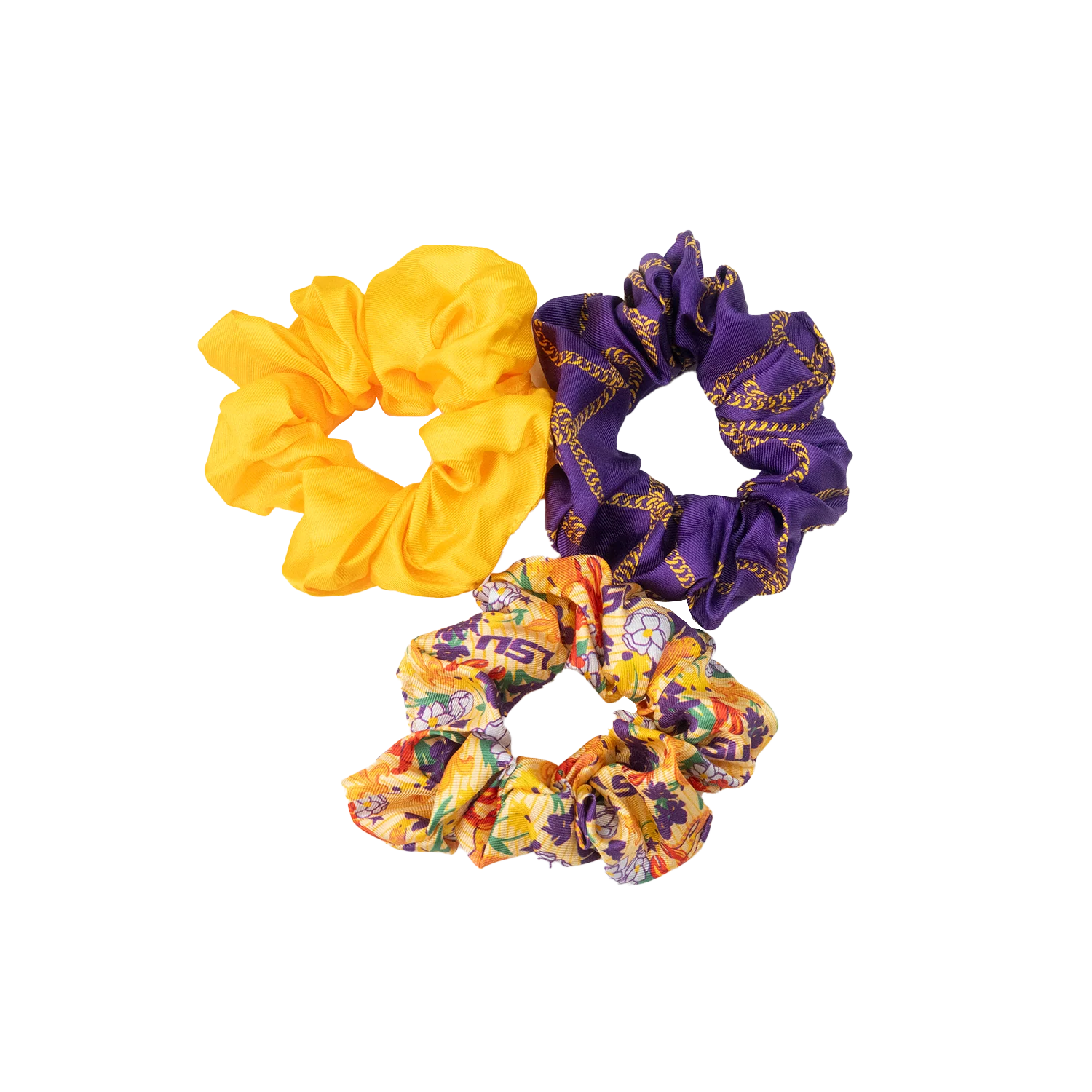 LSU Tigers Scrunchie Set