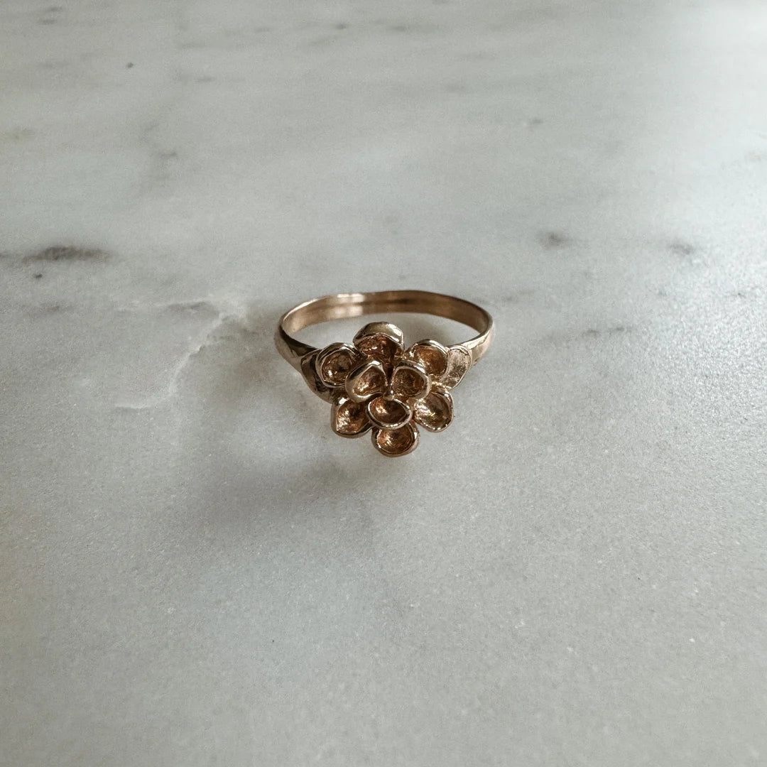 Small Magnolia Ring