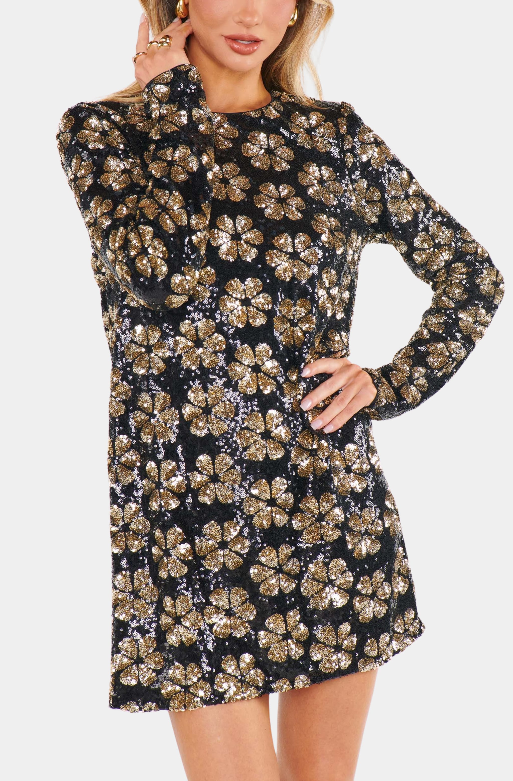 maddison mini dress Maddison Mini Dress, in Gold Metallic Sequins | Show Me Your Mumu