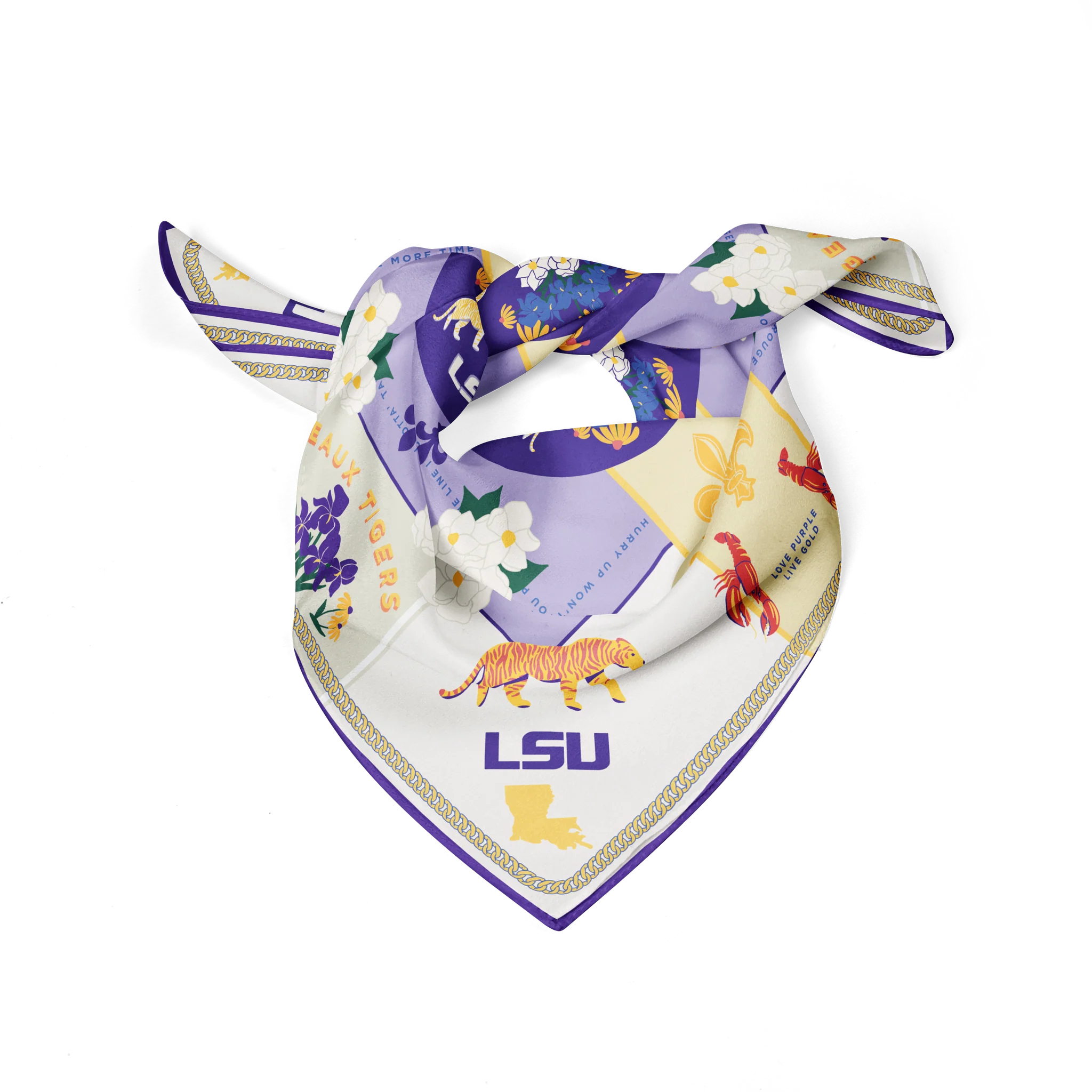 LSU Tigers Saturday Scarf