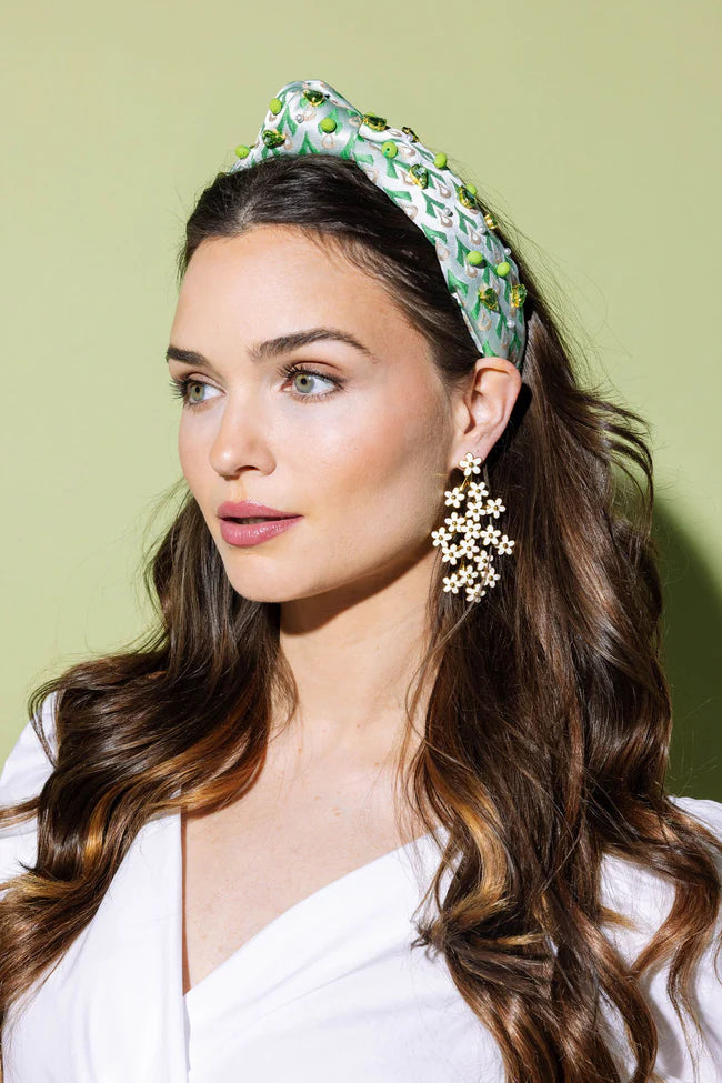 Enamel Flower Earrings