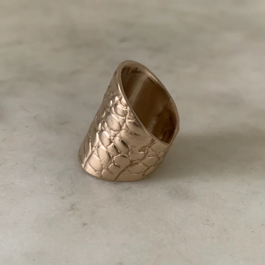 Alligator Skin Ring