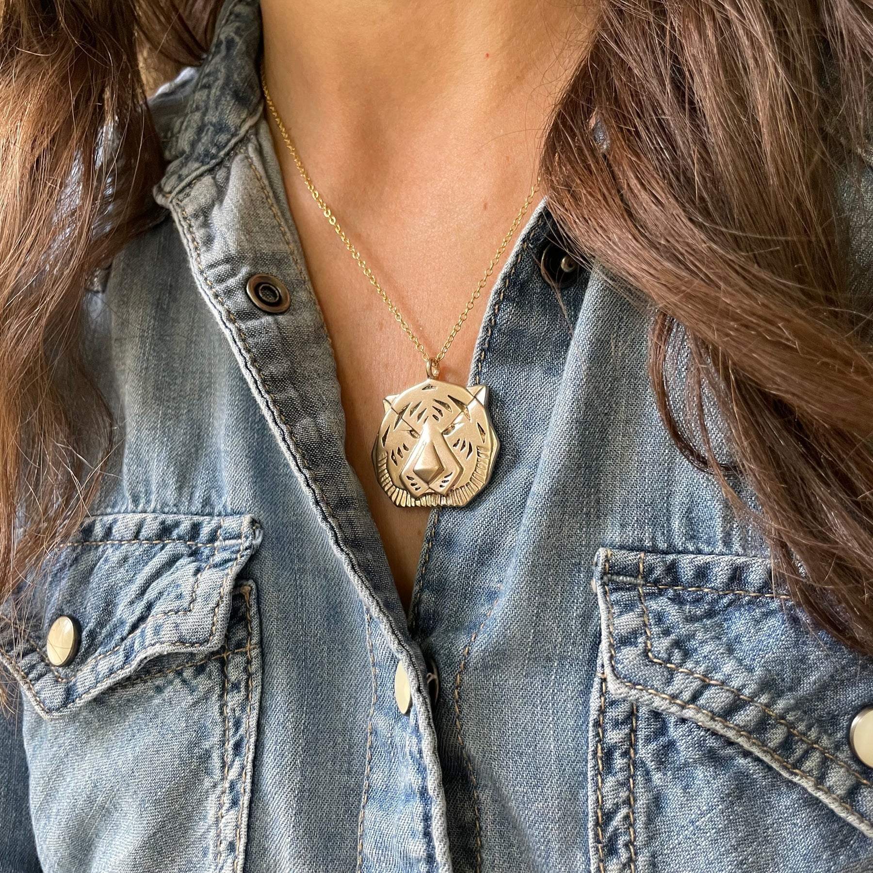 Tiger Pendant Large