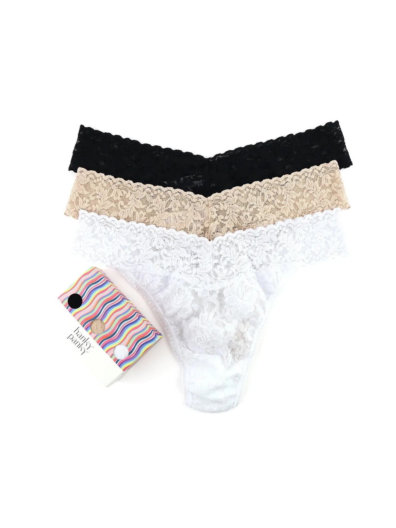 3 Pack Original Rise Thong