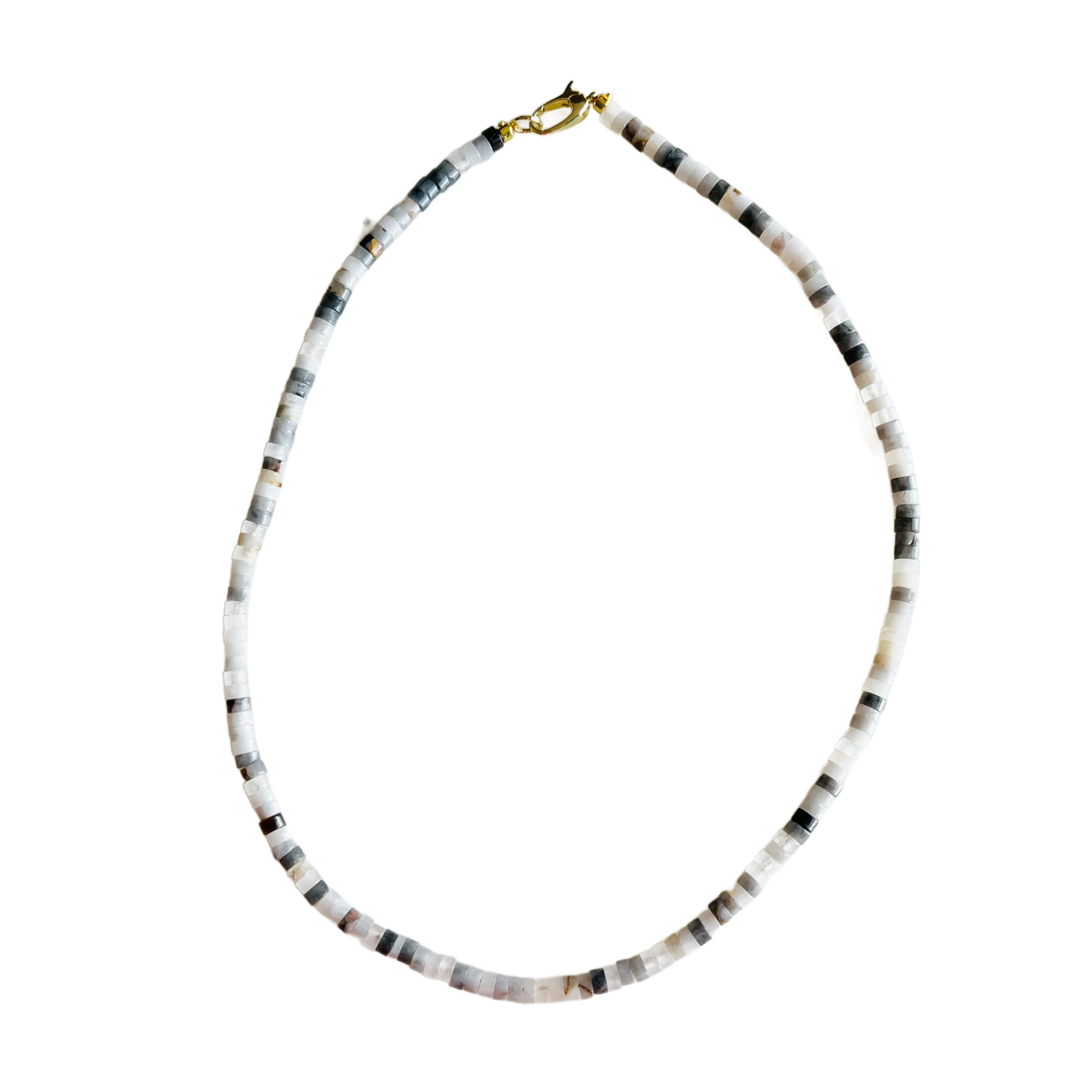 The Sullivan Heishi Gemstone Necklace