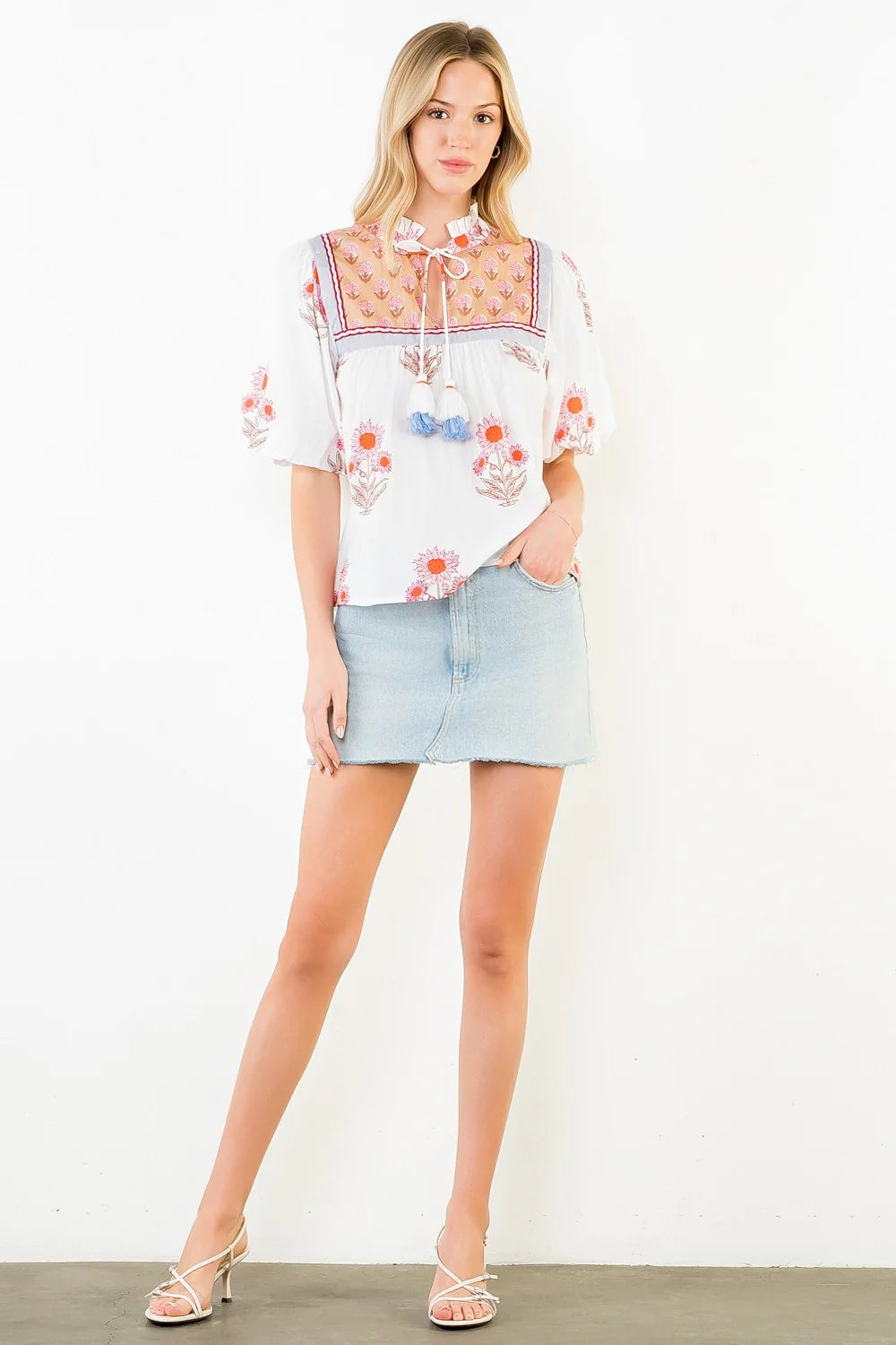 Emily Embroidered Top