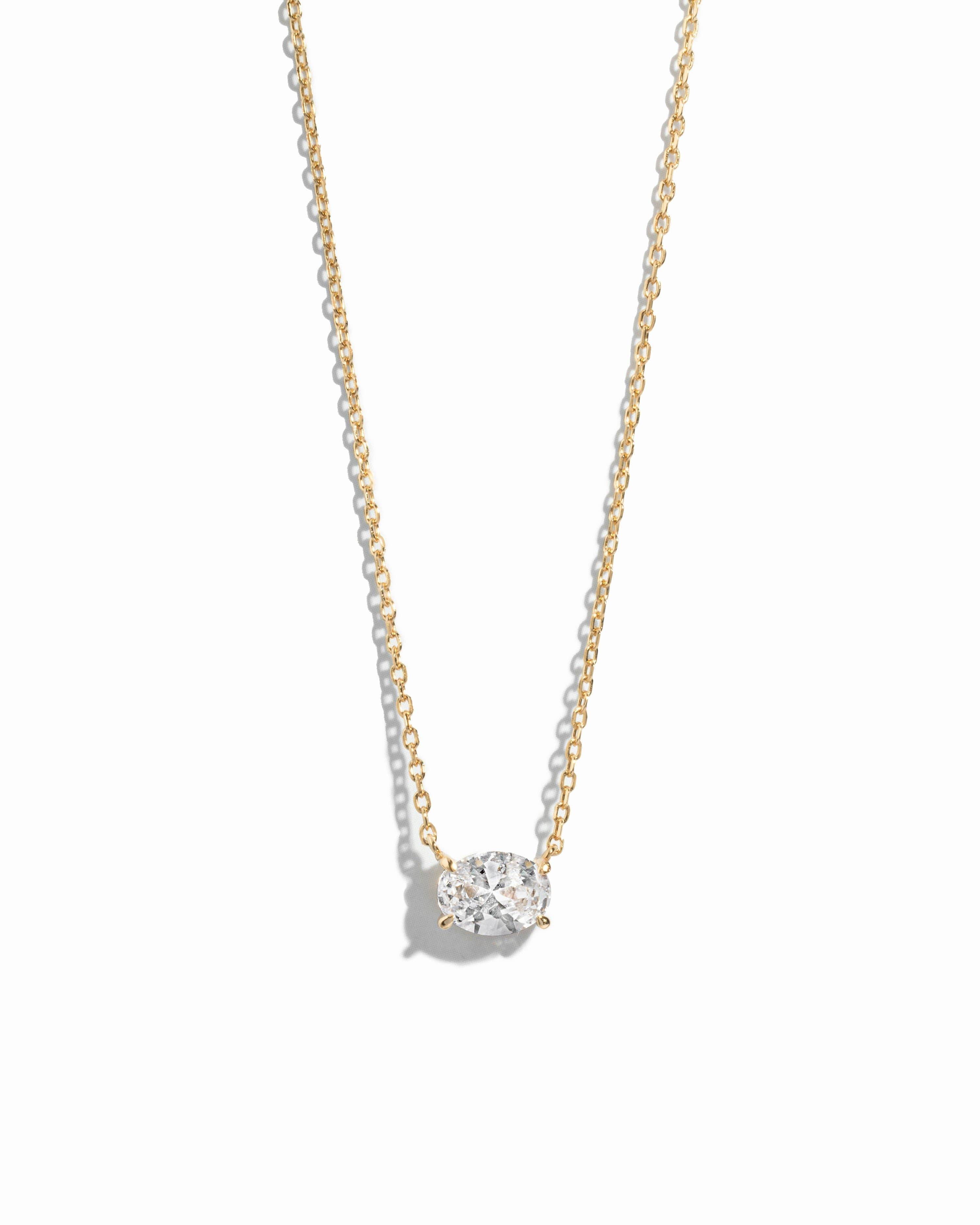 Oval Pendant Necklace