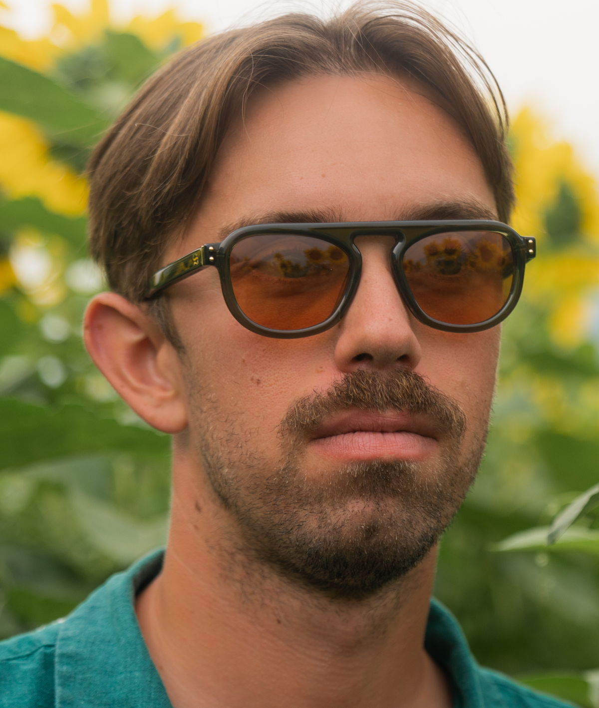 SARDINE - Stevie - Amber Dip Sunglasses