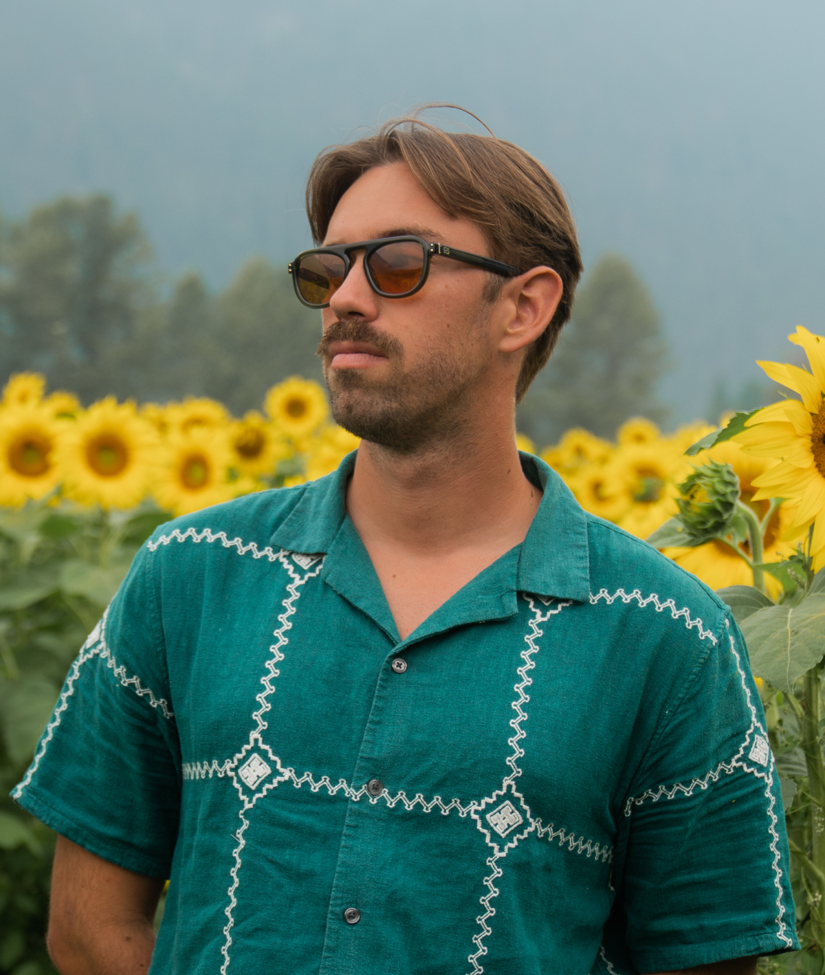 SARDINE - Stevie - Amber Dip Sunglasses