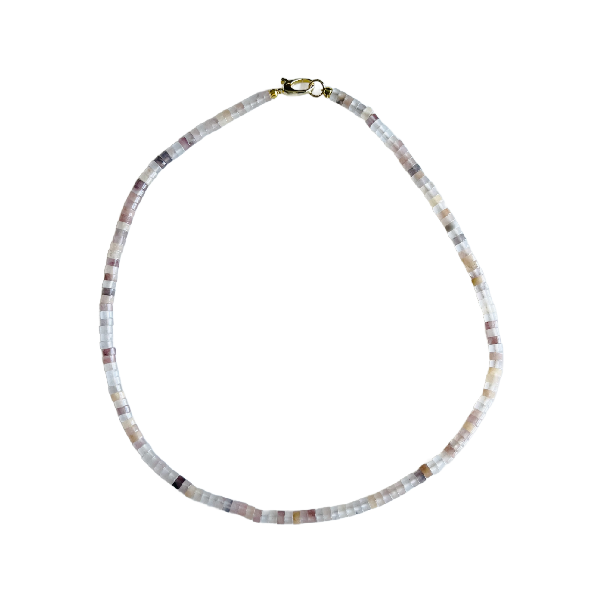 The Sullivan Heishi Gemstone Necklace