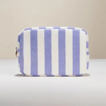 Striped Pattern Cosmetic Pouch Bag