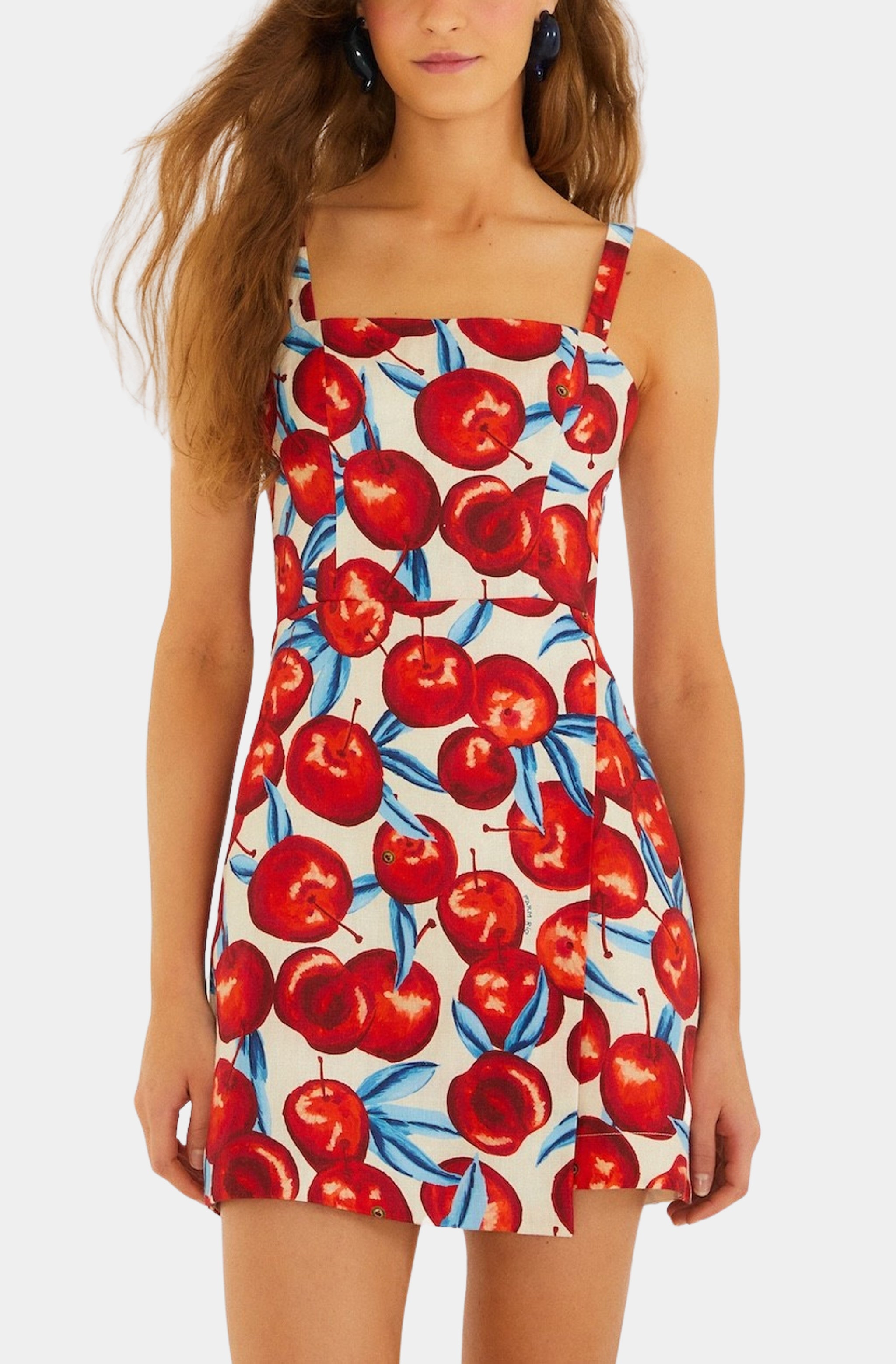 Cherry Blossom Sleeveless Mini Dress – Hemline Monroe