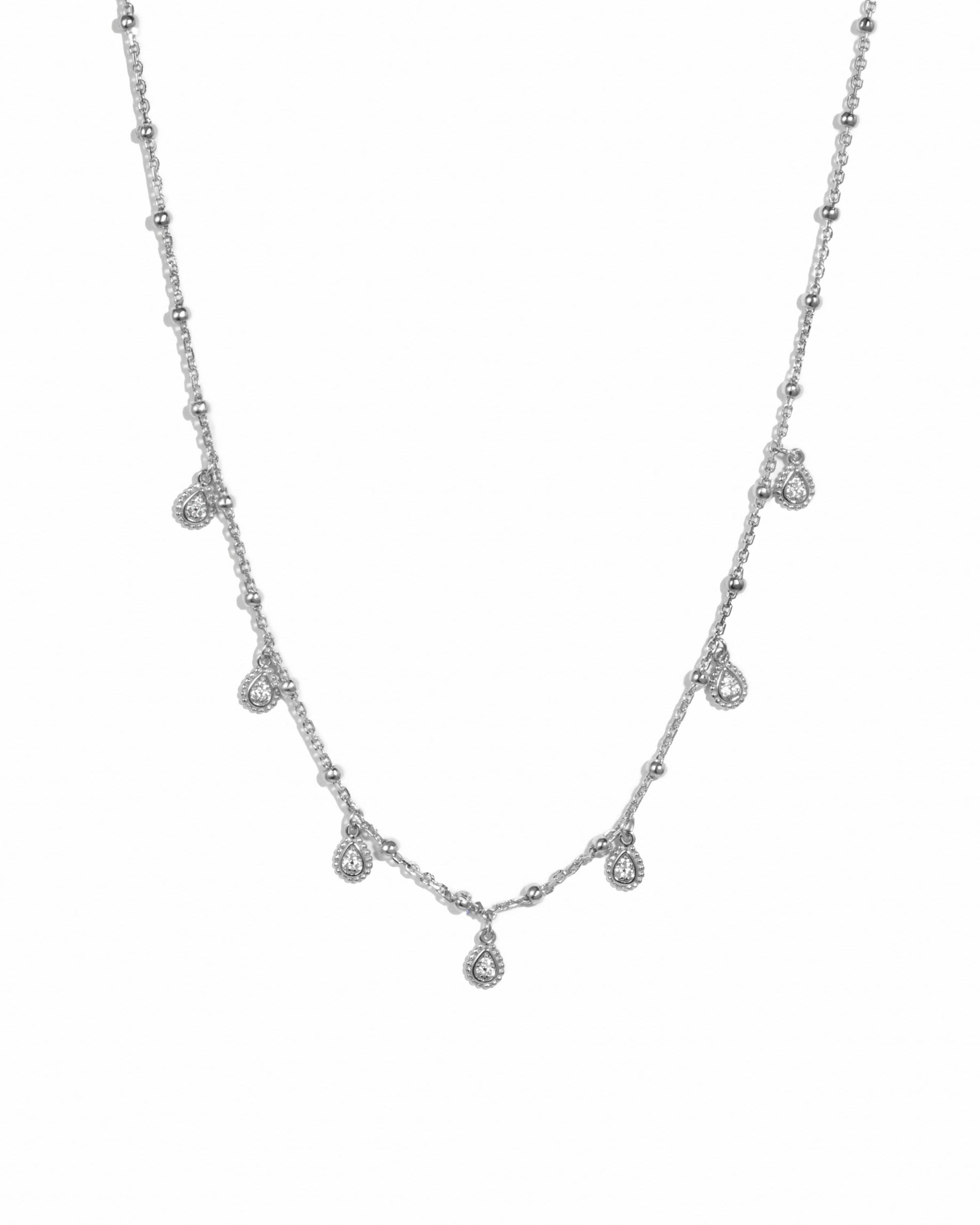 Dangling Tear Drop Necklace