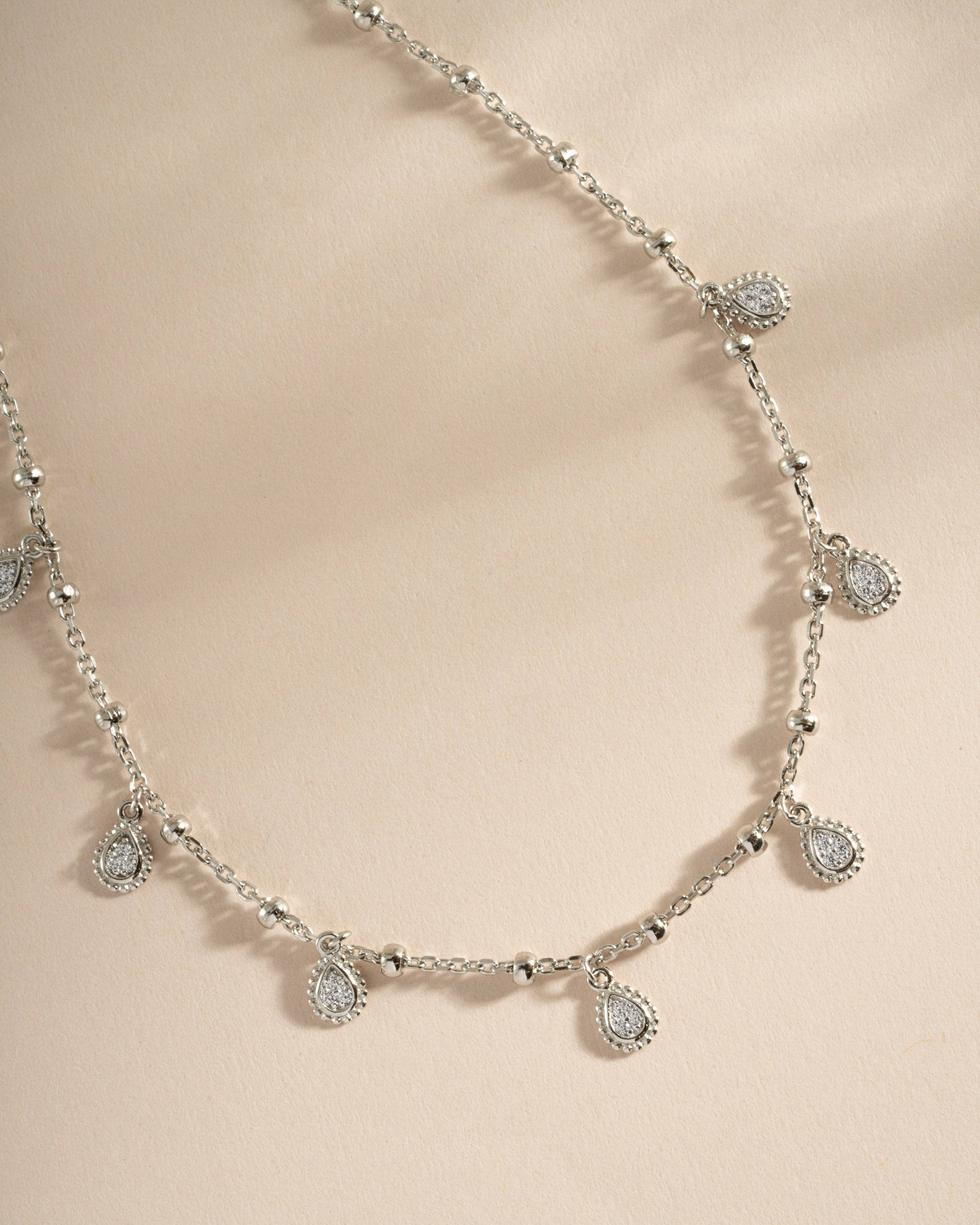 Dangling Tear Drop Necklace
