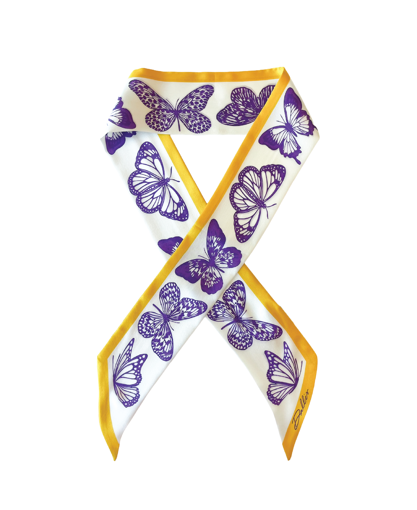 The Mariposa Twilly in Purple &amp; Gold