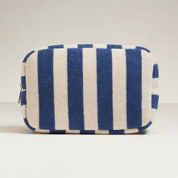 Striped Pattern Cosmetic Pouch Bag