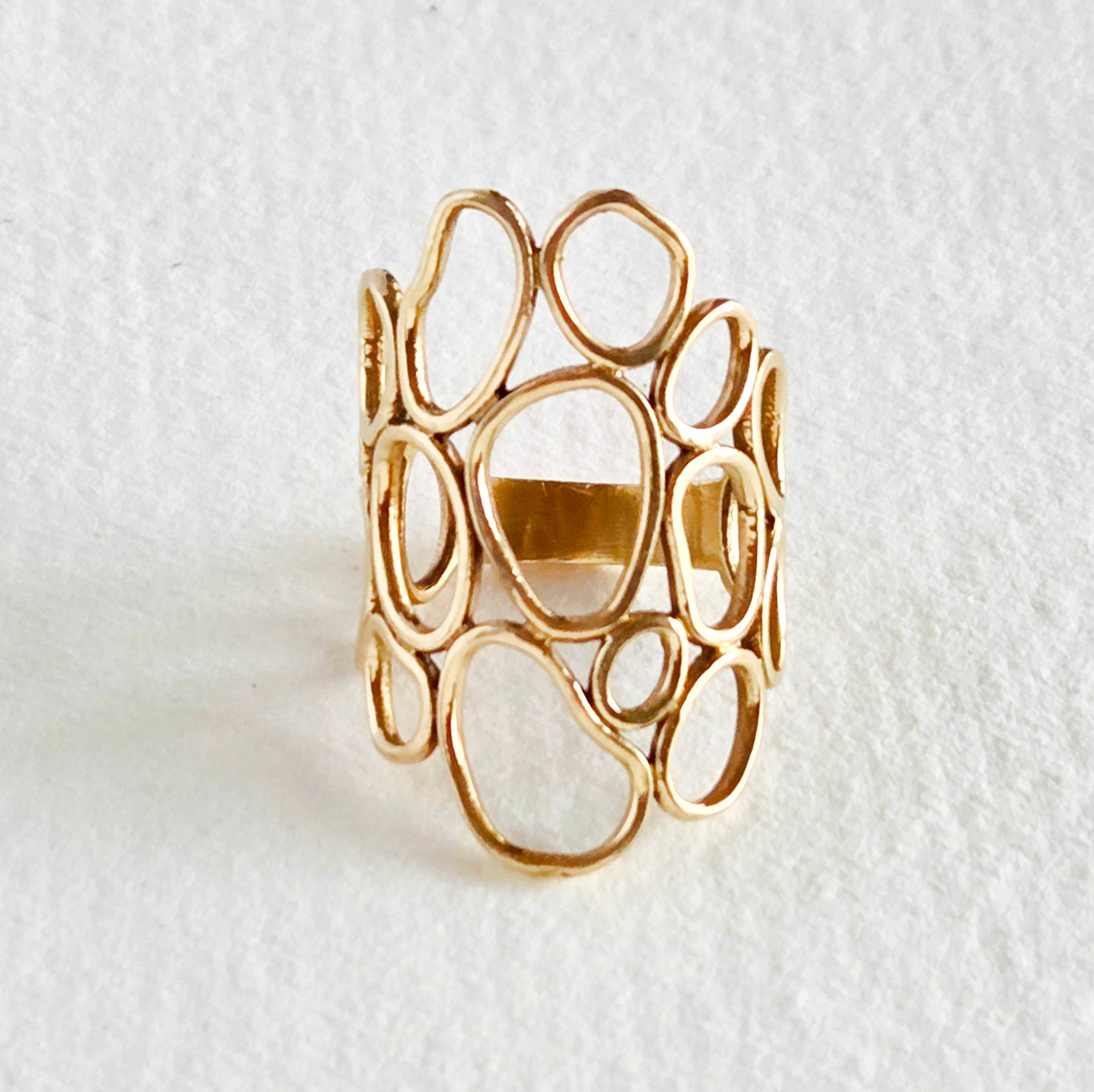Freeform Orbs Ring