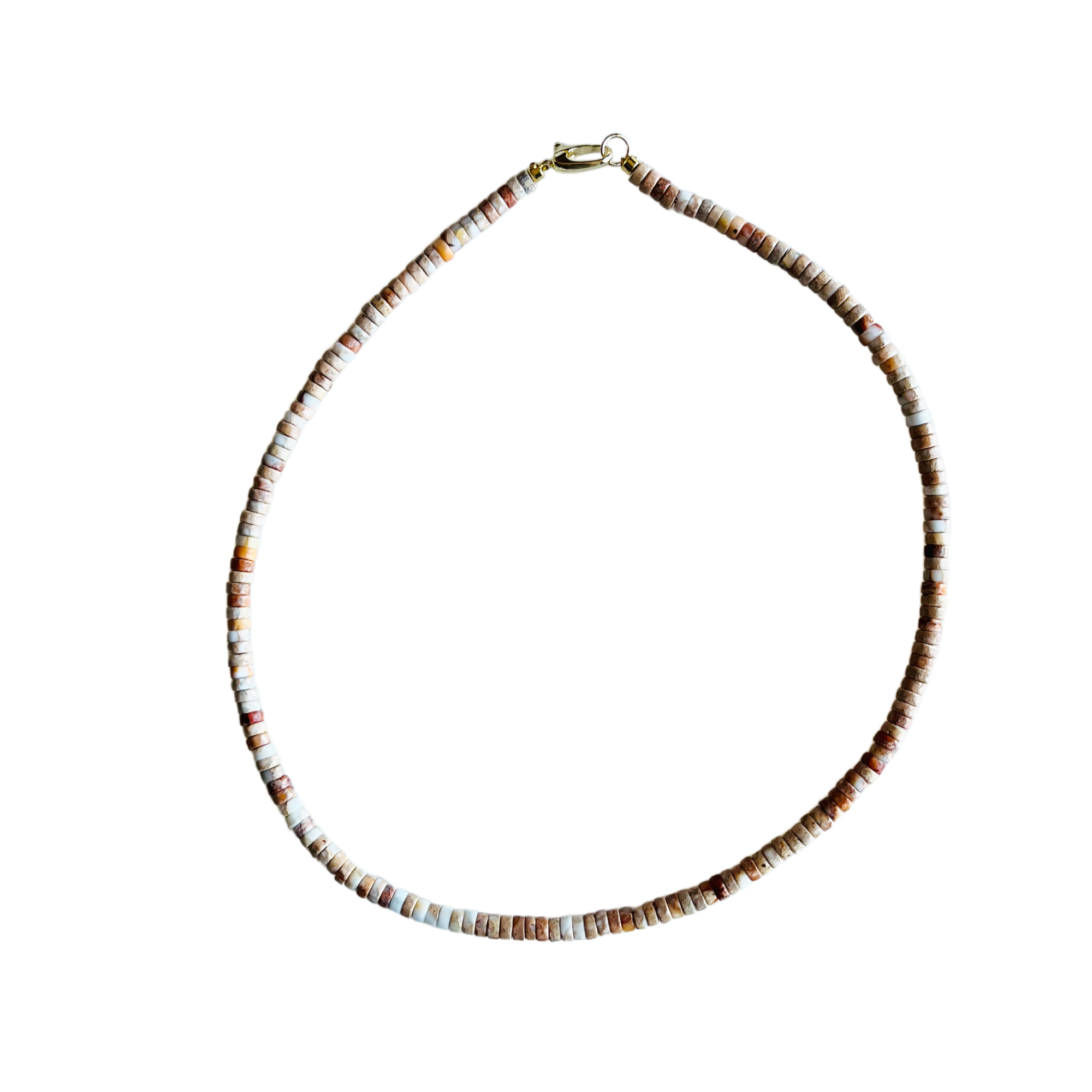The Sullivan Heishi Gemstone Necklace
