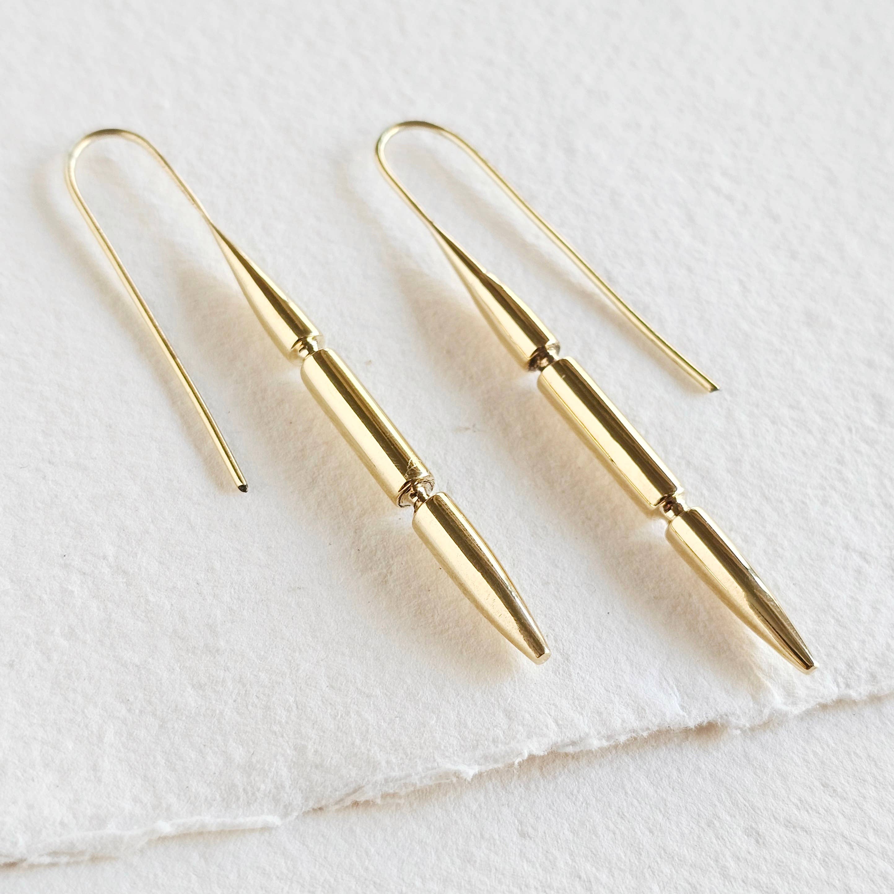 Drop Needle Spear Earrings