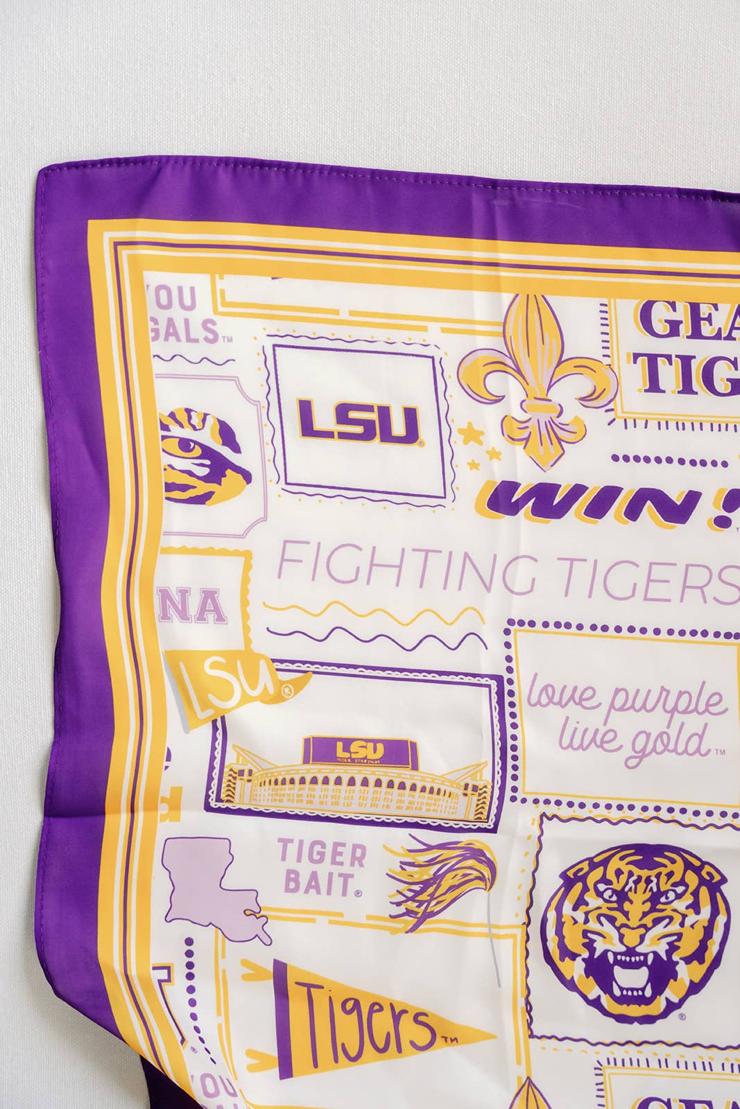 LSU Silk Scarf