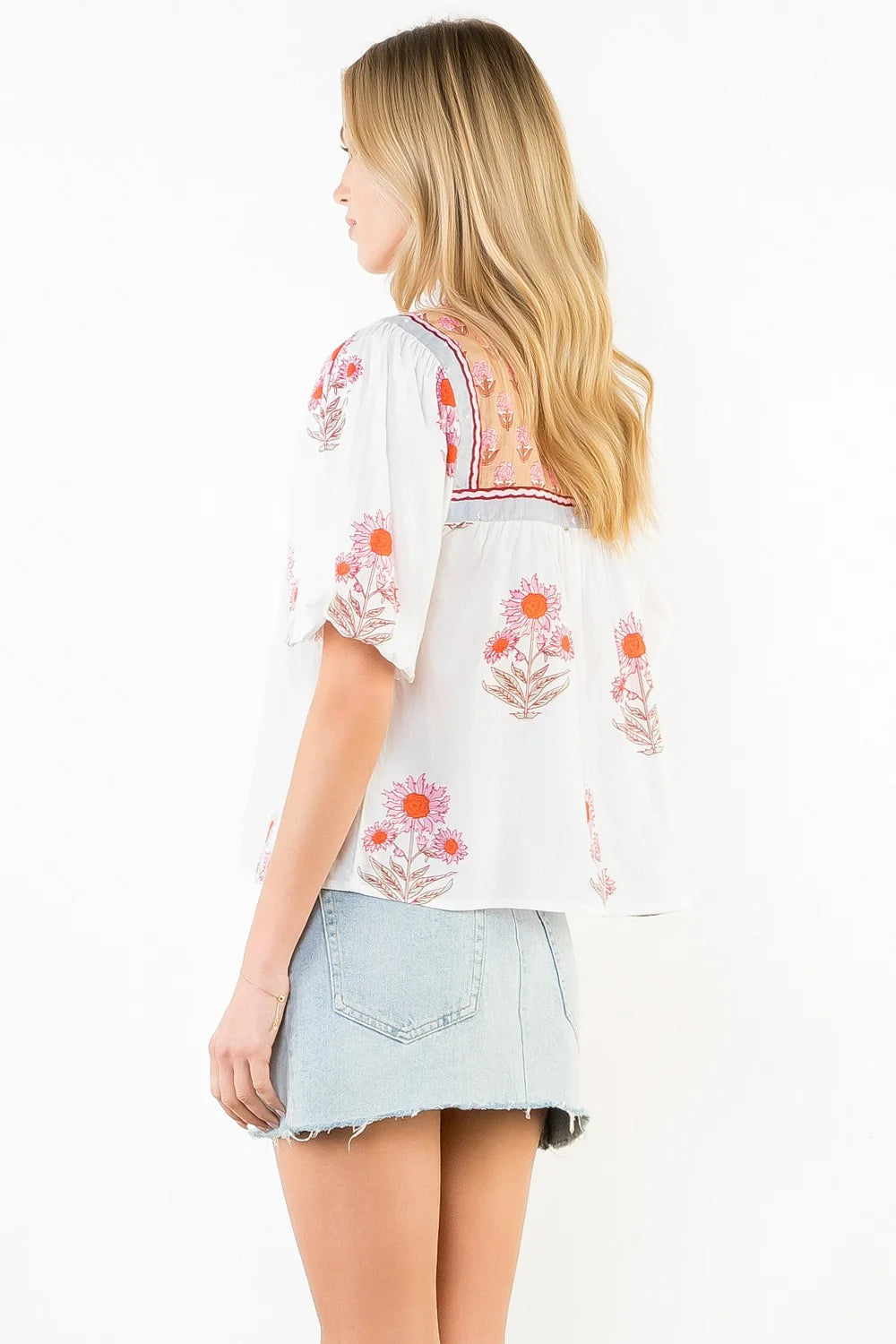 Emily Embroidered Top