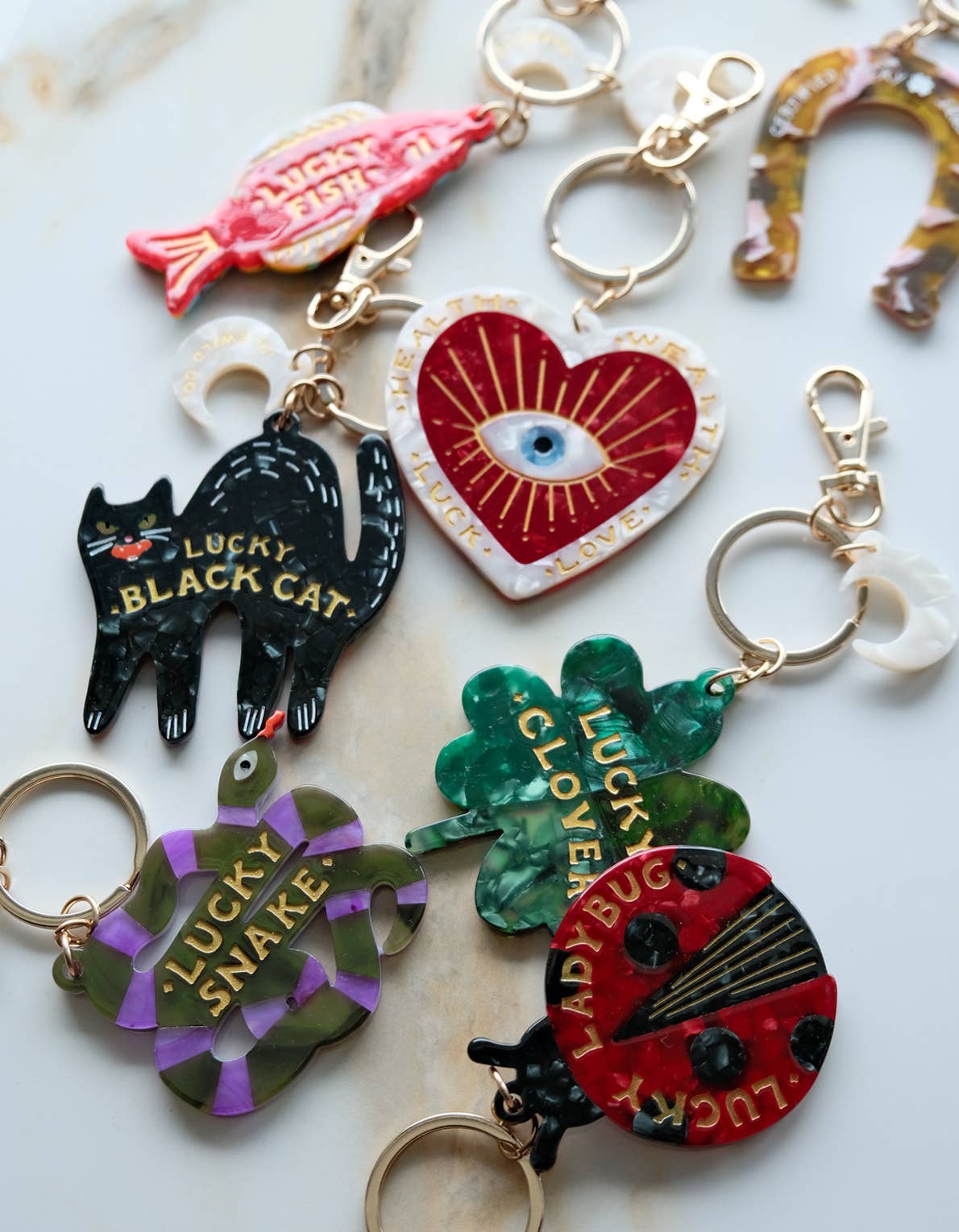 Lucky Bag Charm | Horseshoe