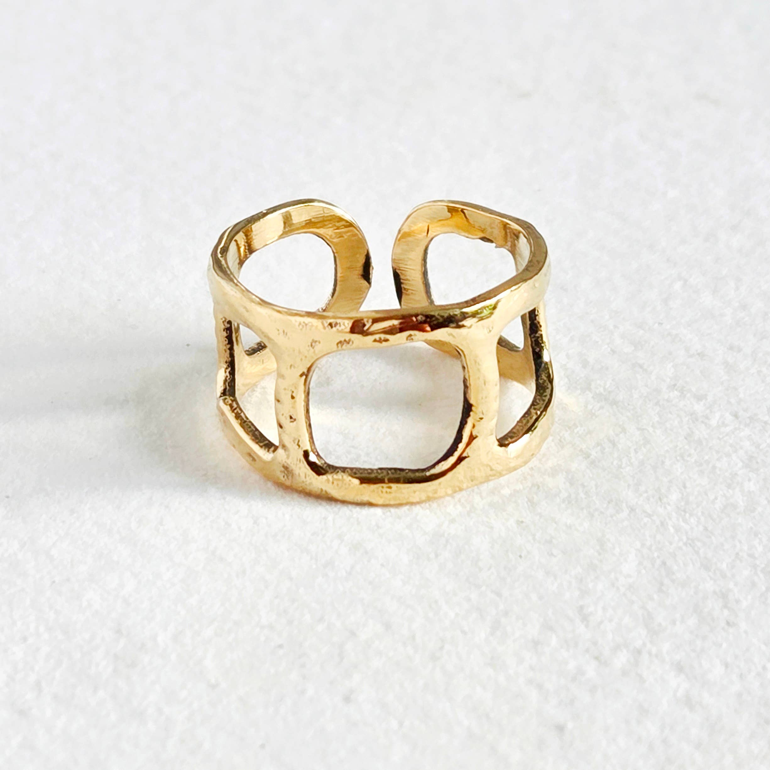Open 5 Window Framed Ring