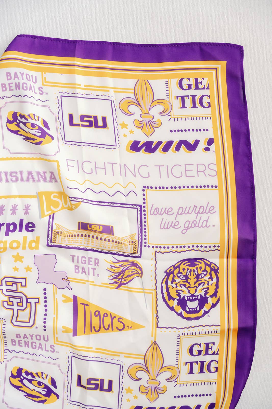 LSU Silk Scarf