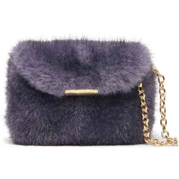 Brindi Fur Crossbody Wallet Bag