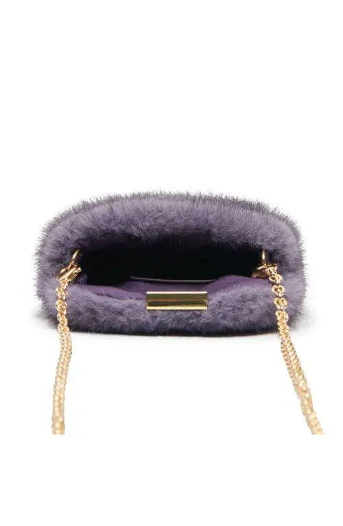 Brindi Fur Crossbody Wallet Bag