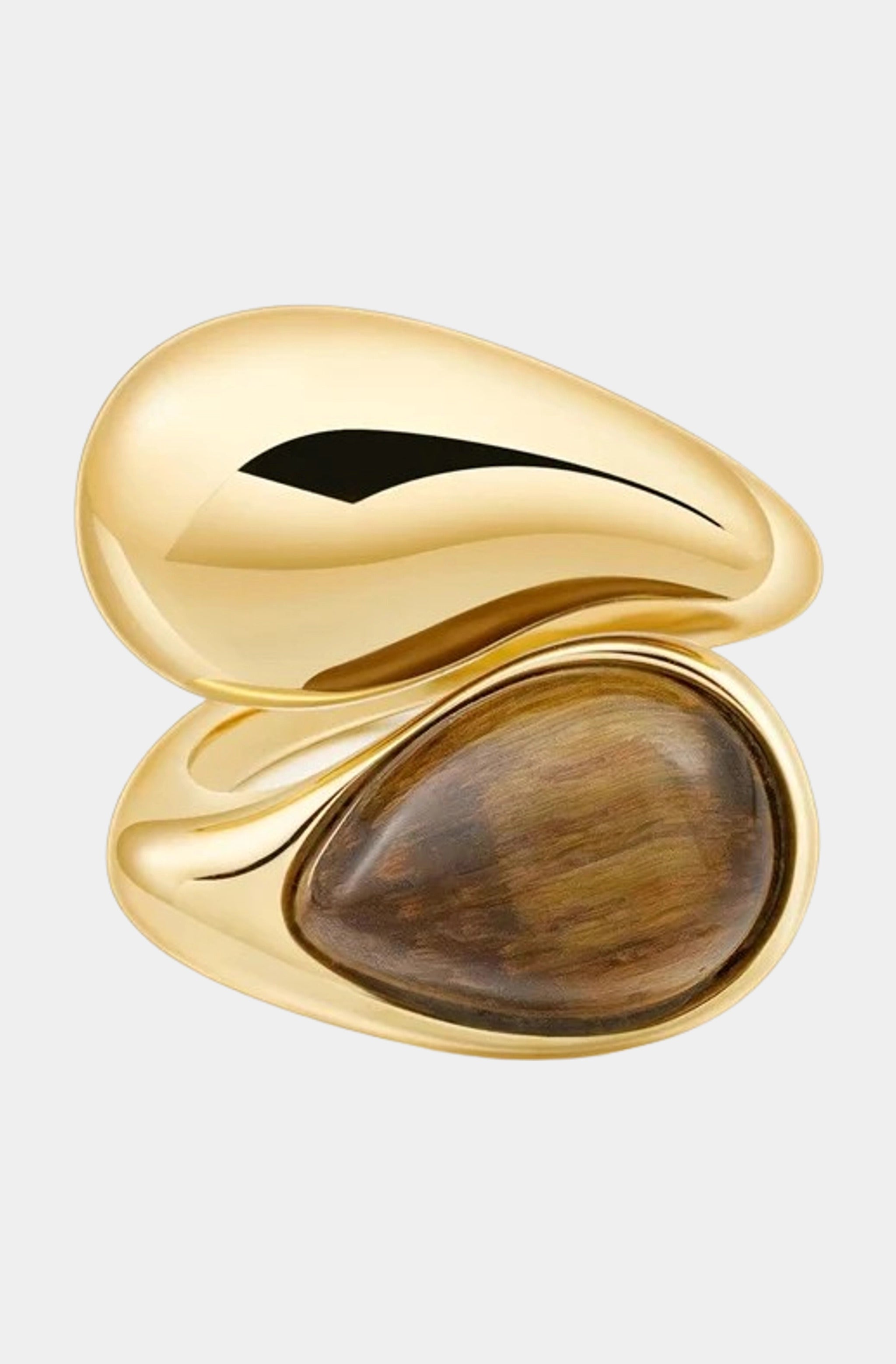 Cami Tiger Eye Stacked Ring