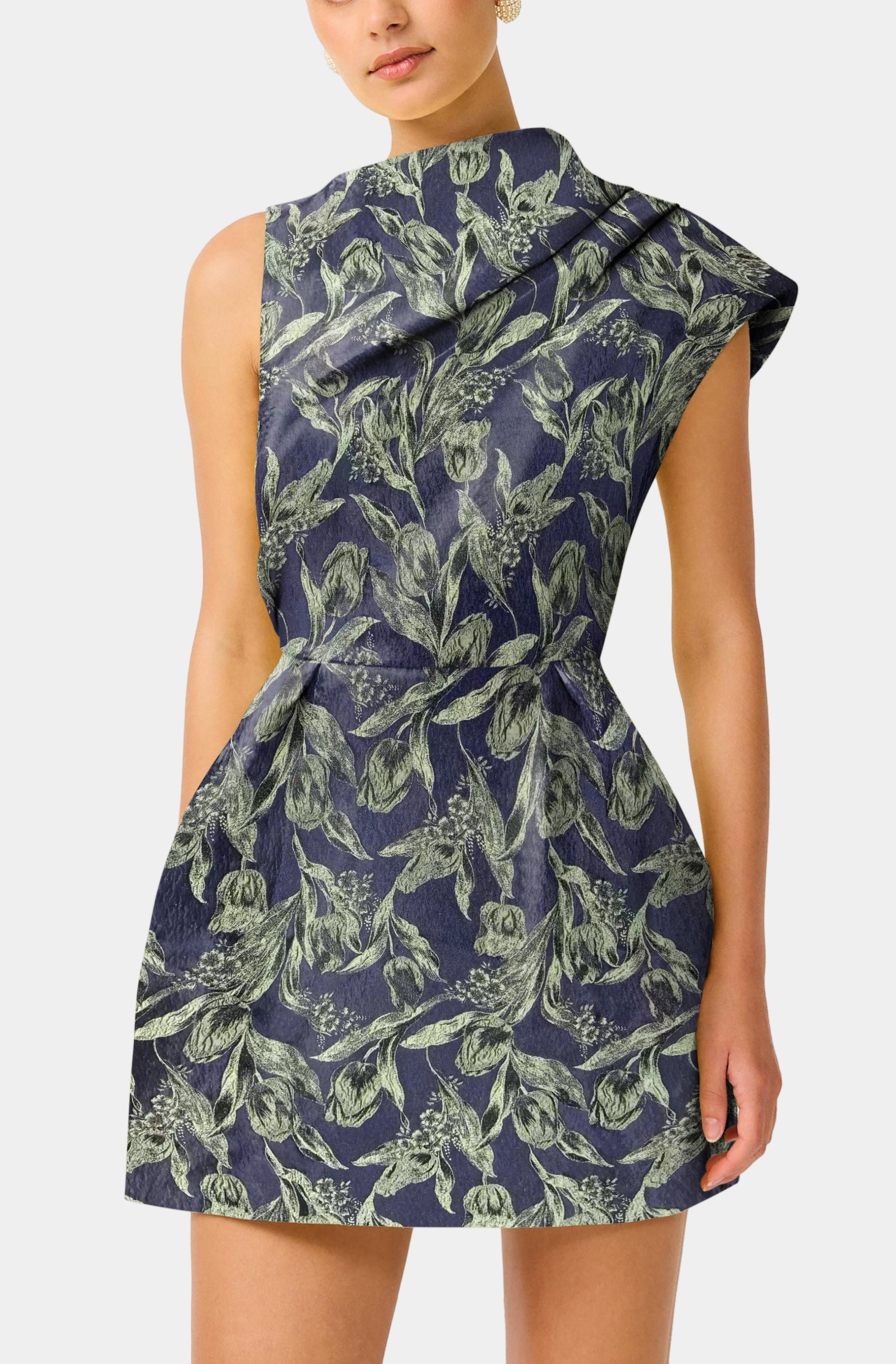 Luella Asymmetric Mini Dress – Hemline Monroe