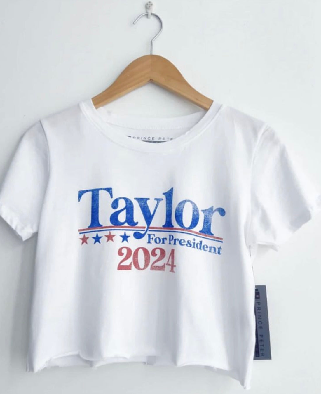Taylor for President Cropped Tee