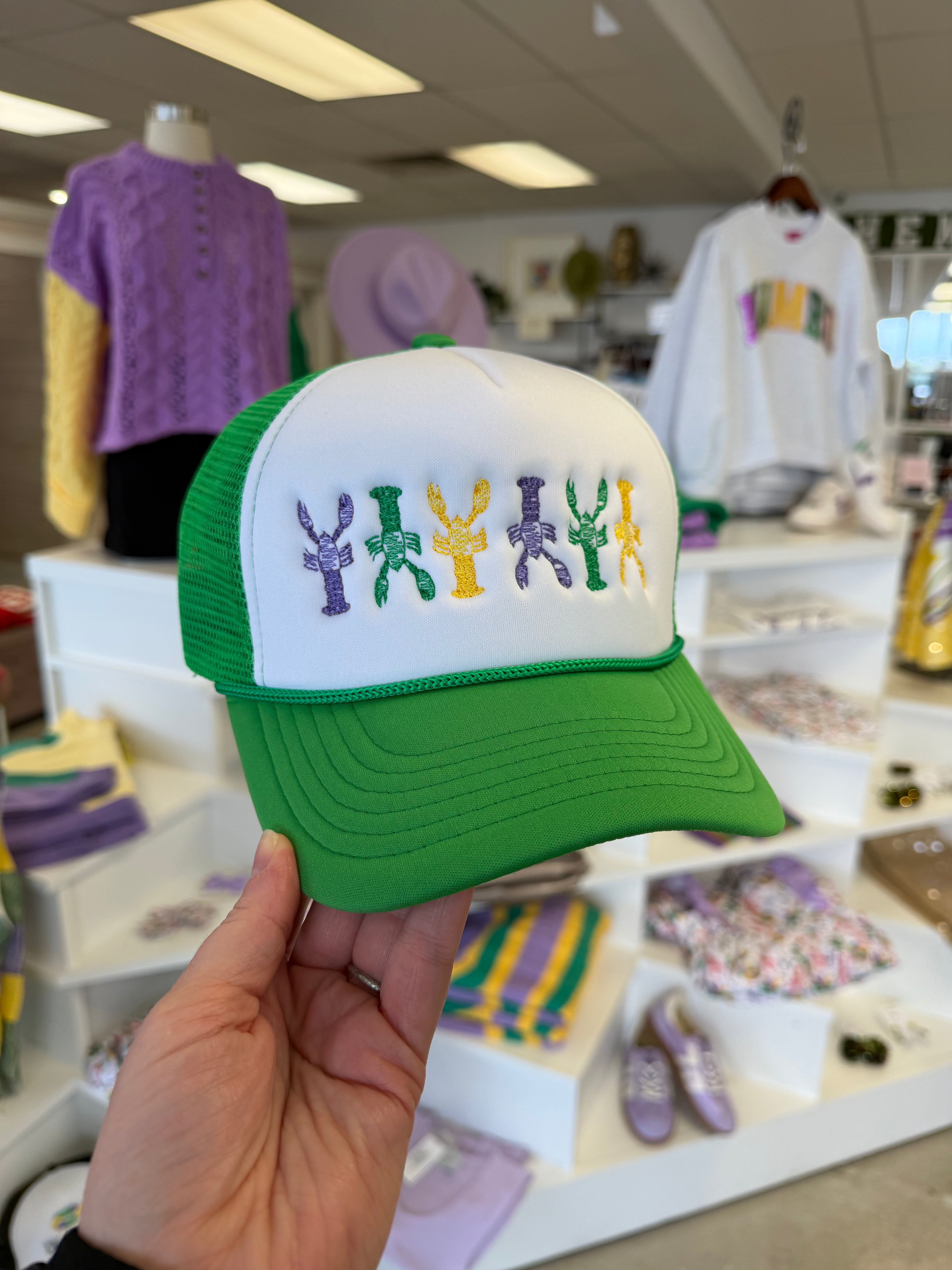 Green Crawfish Hat