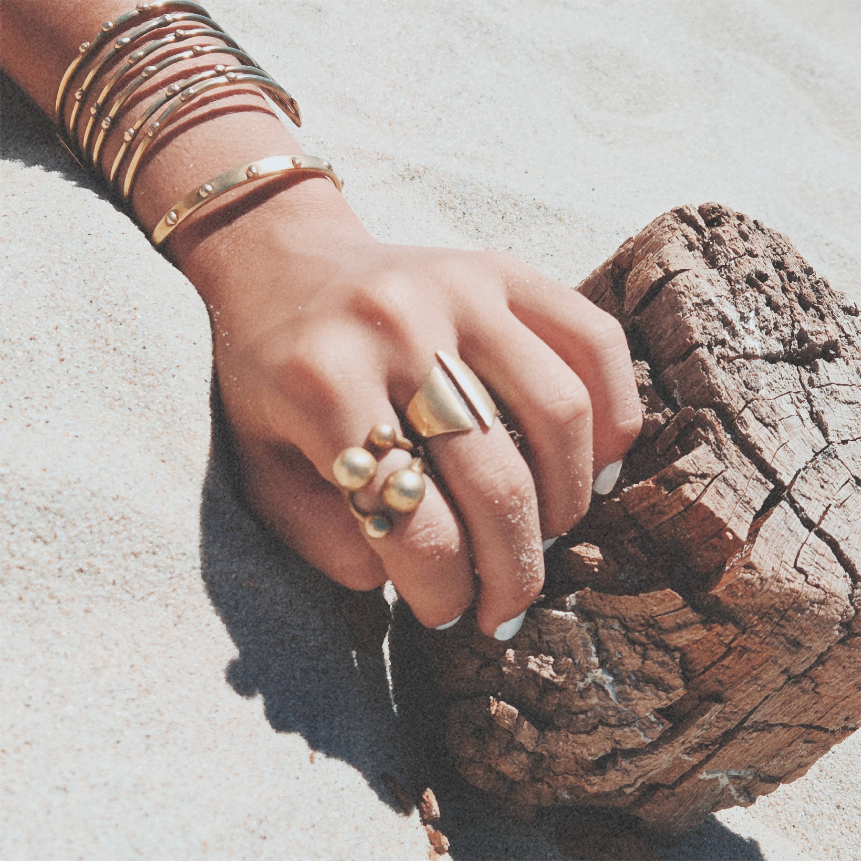 Open Design Adjustable Handmade Ring