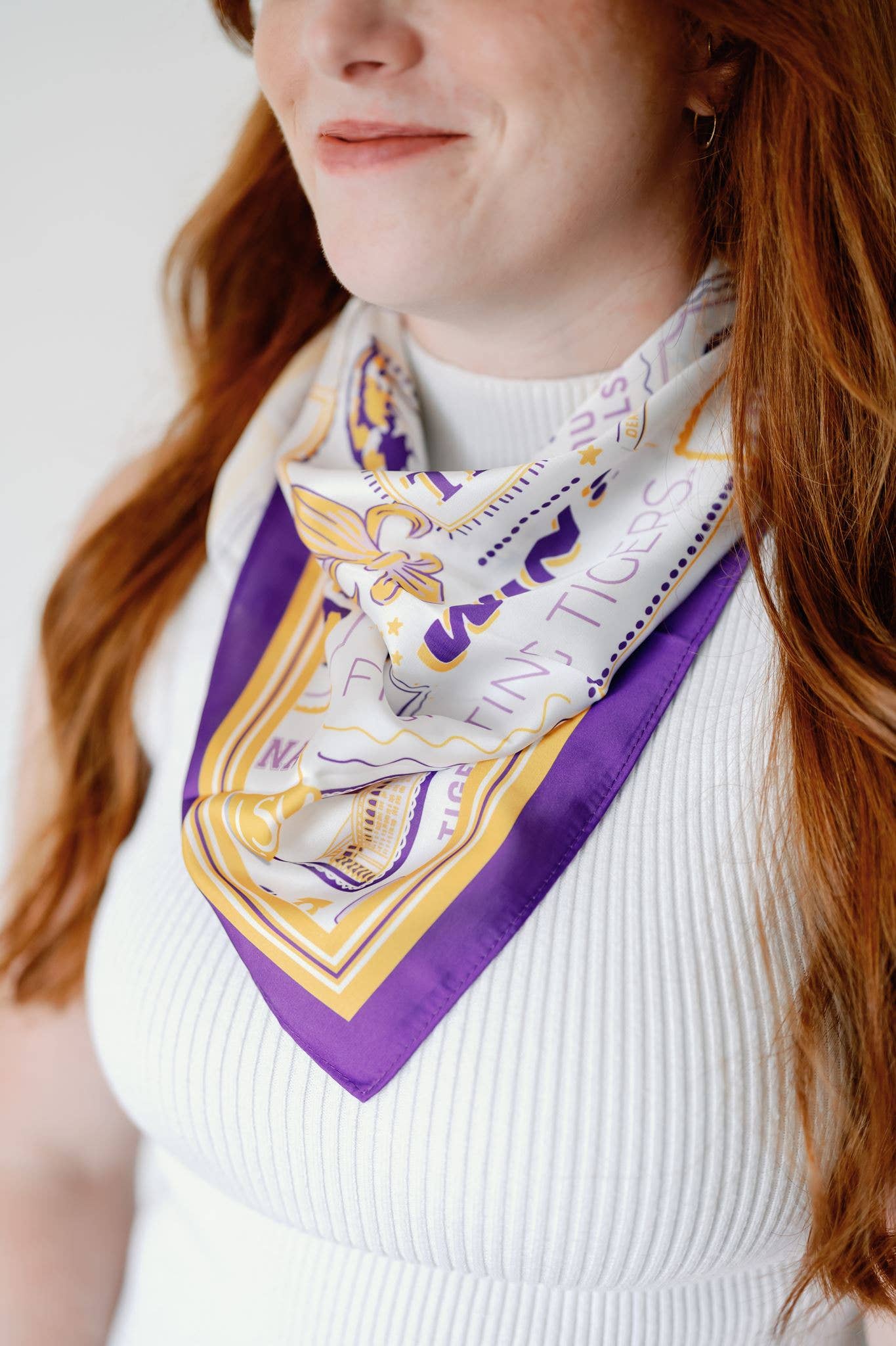 LSU Silk Scarf