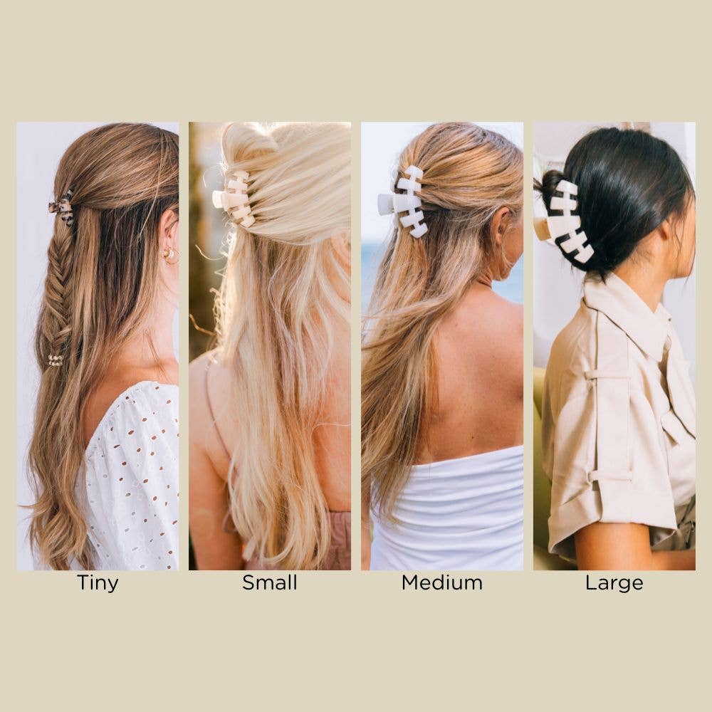 Classic Hair Clip | Medium | Blonde Tortoise