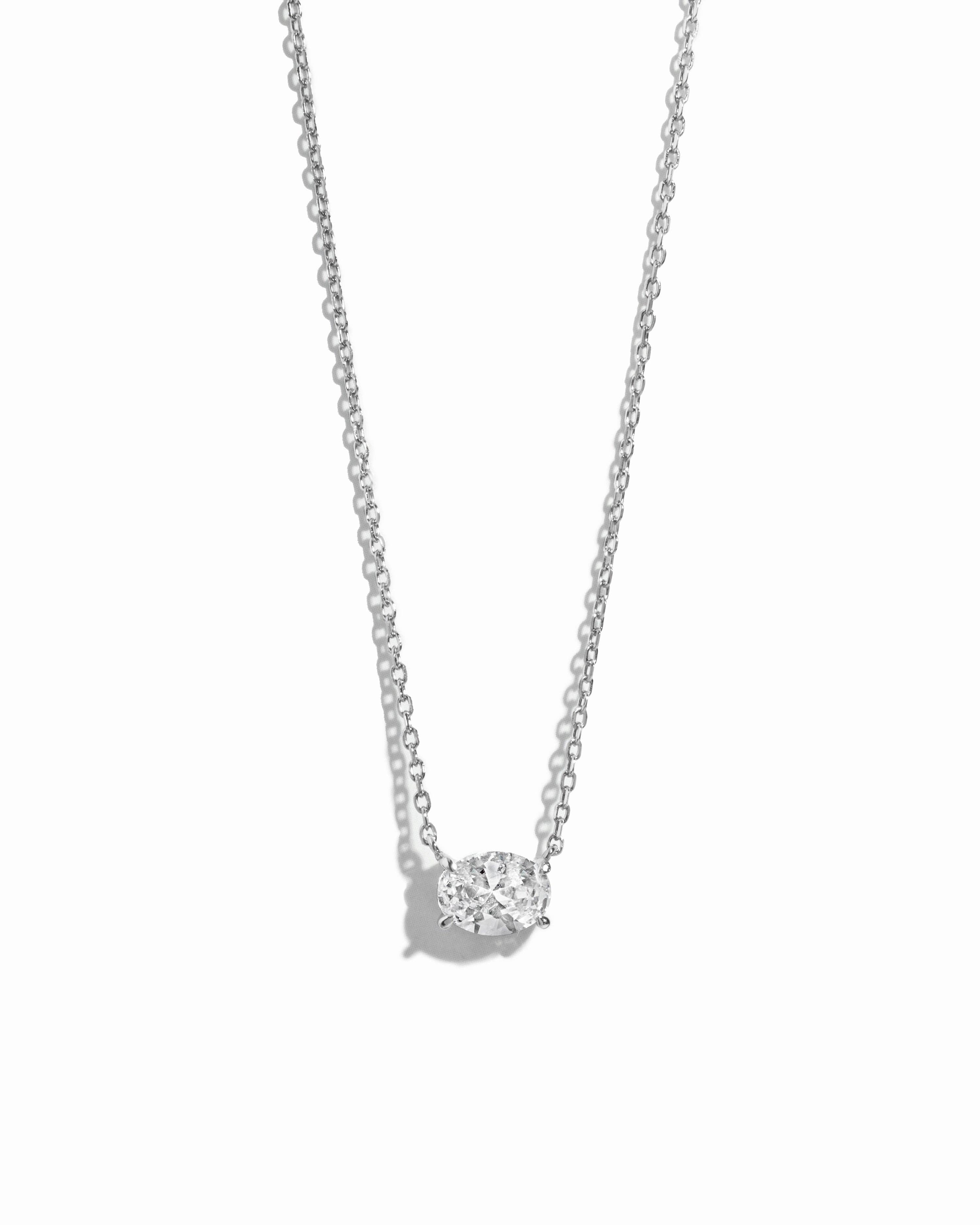 Oval Pendant Necklace