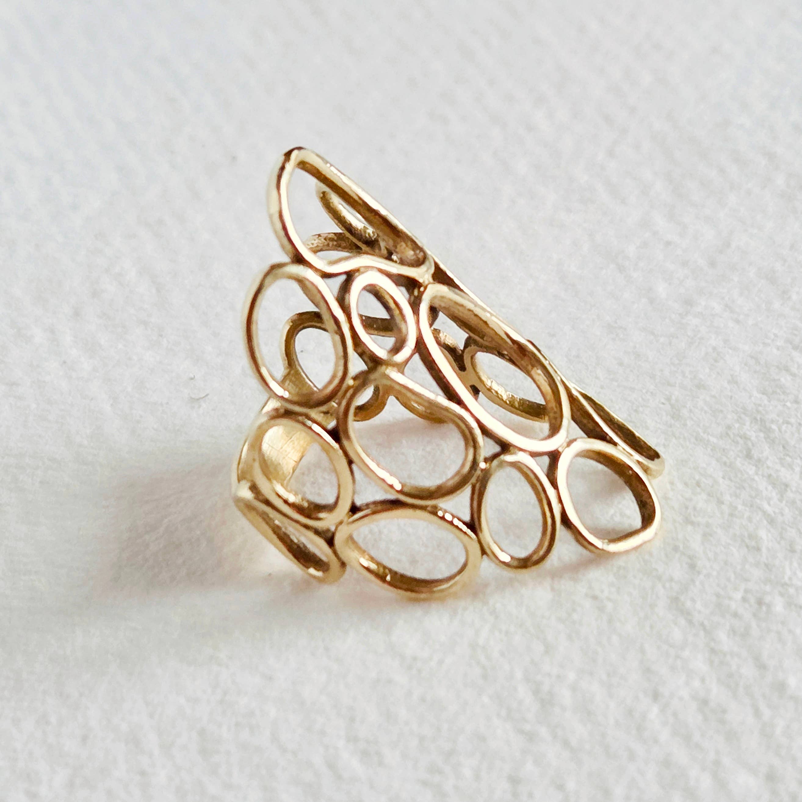 Freeform Orbs Ring
