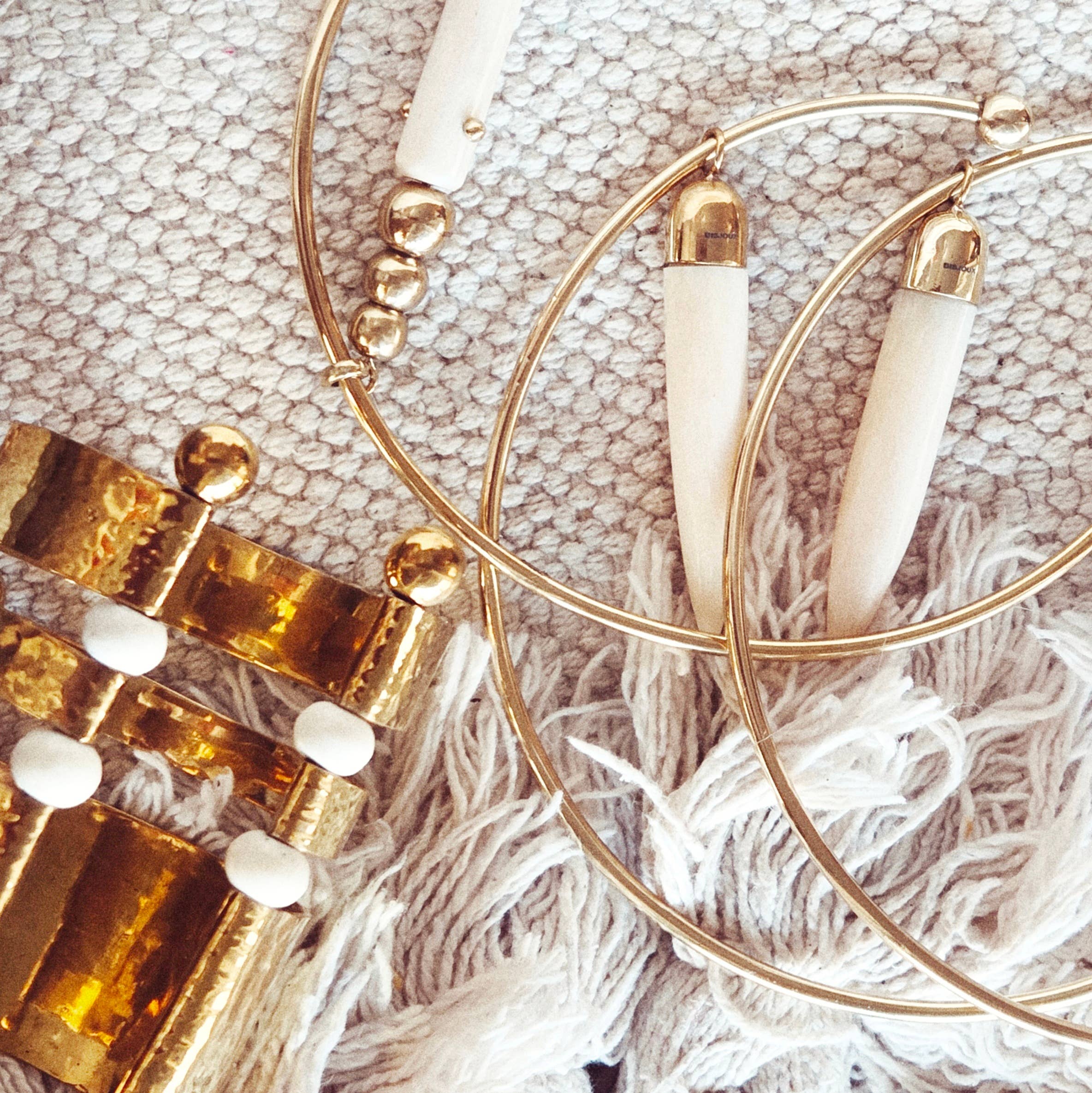 Bone Pendant Choker + Leather Set
