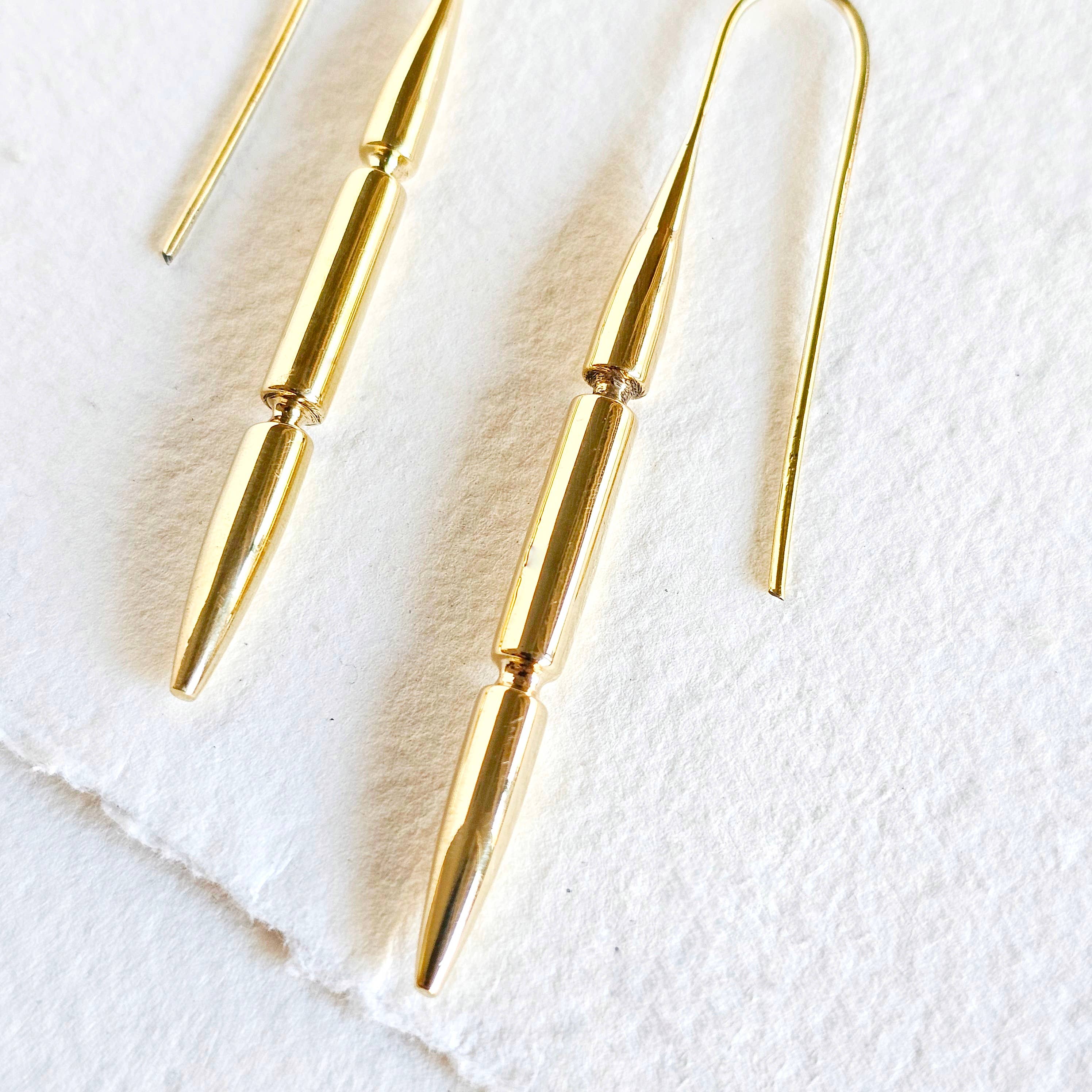 Drop Needle Spear Earrings