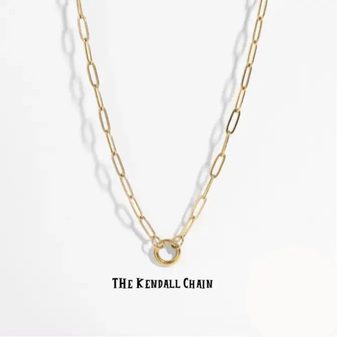 Kendall Chain 18K Gold Water Resistant Non Tarnish